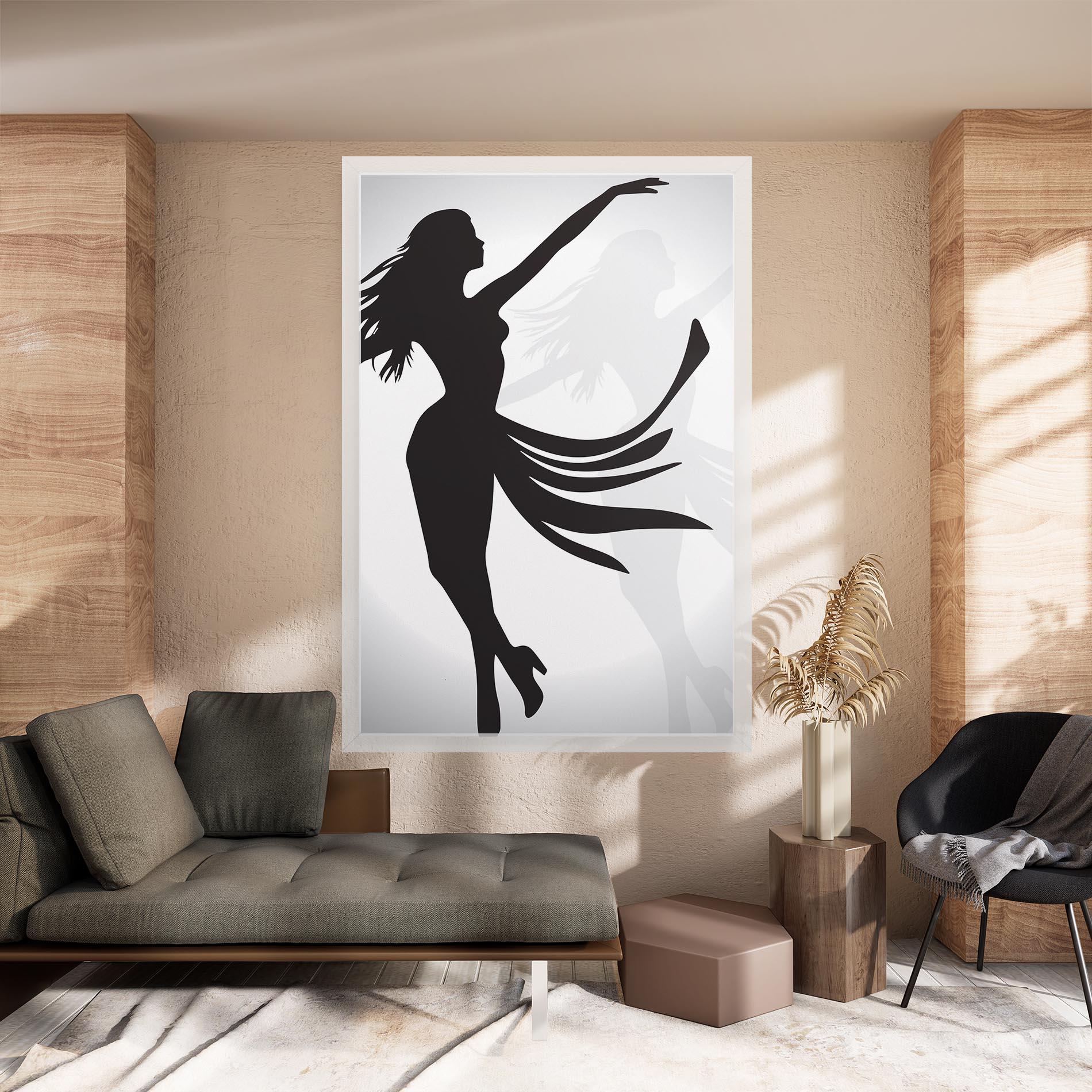 Leinwandbild Dance Shilouette mockup 8