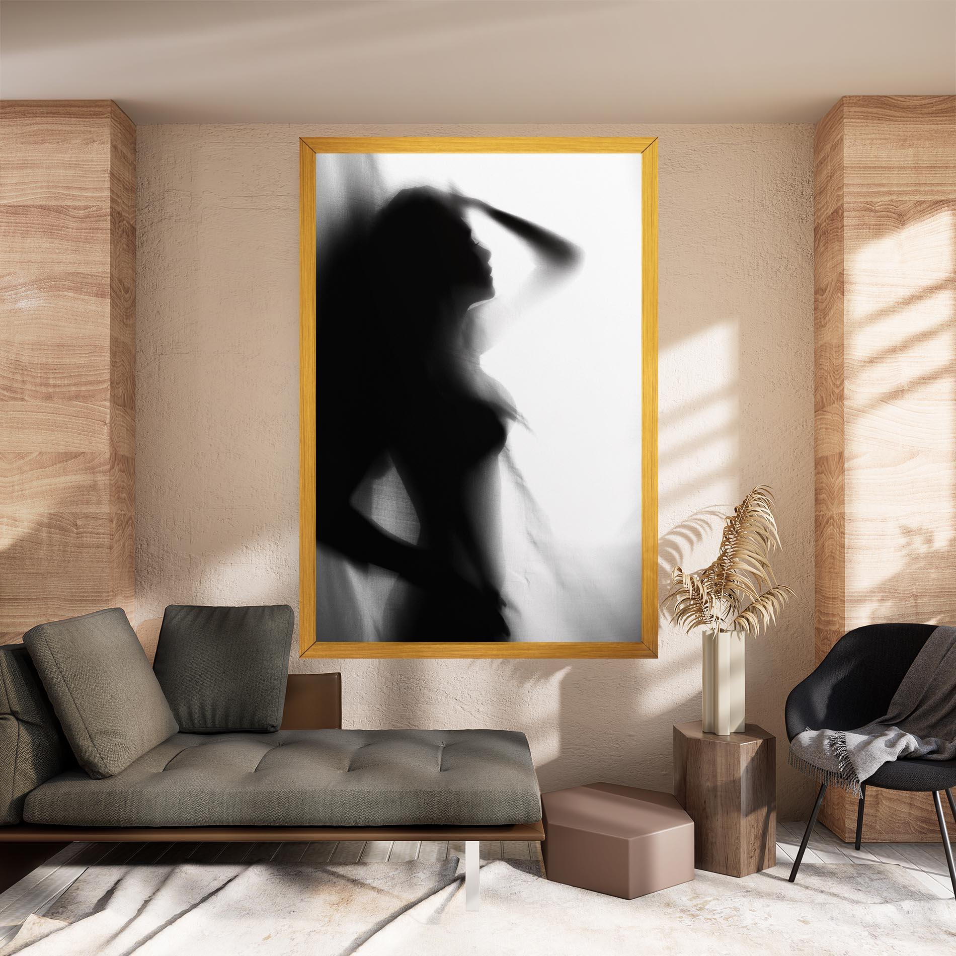 Leinwandbild Blurred Girl mockup 8