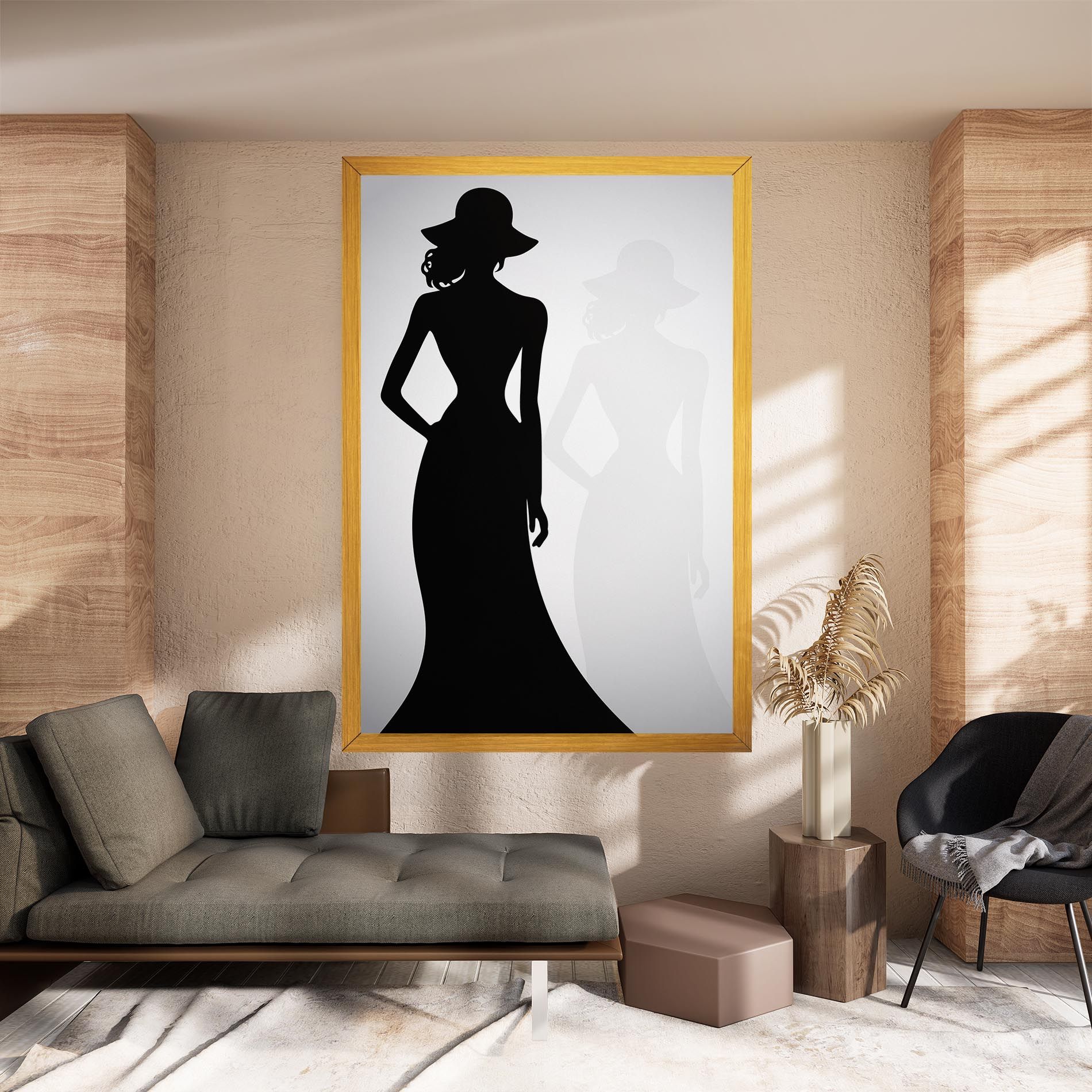 Silhouette Lady mockup 8