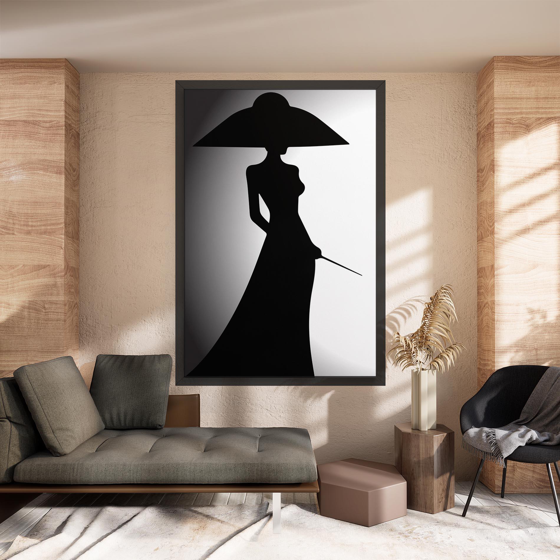 Leinwandbild Big Hat Lady mockup 8