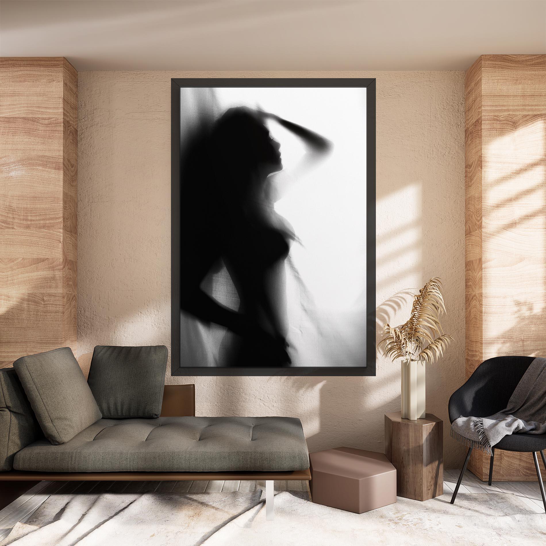 Leinwandbild Blurred Girl mockup 8