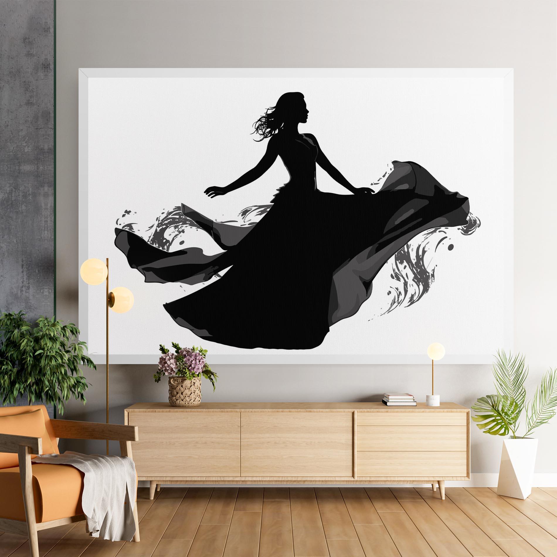 Leinwandbild Dress Jump mockup 9