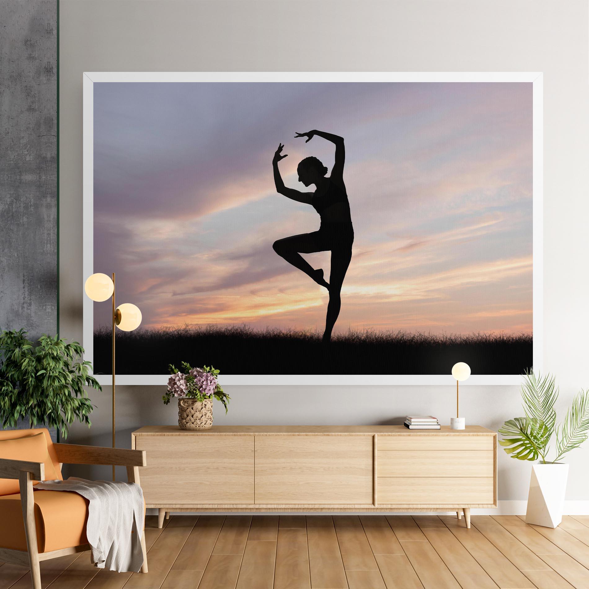 Leinwandbild Purple Sky Posing mockup 9