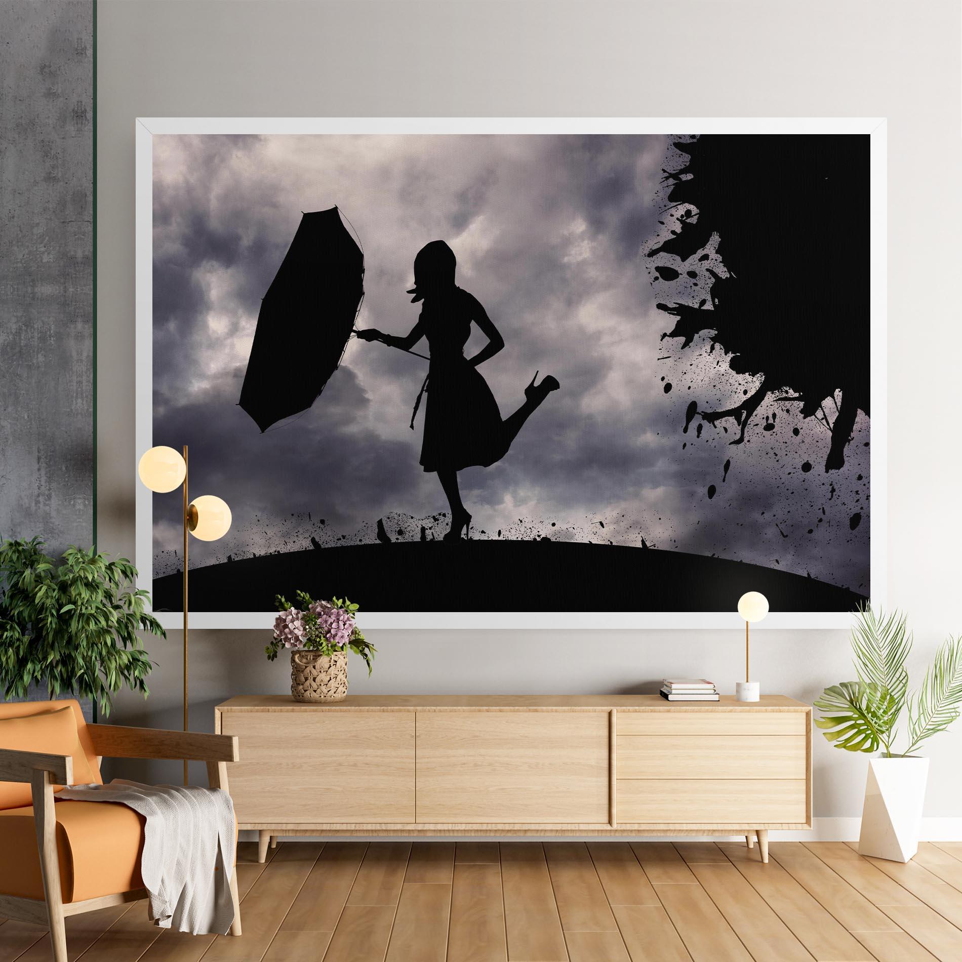 Leinwandbild Stormy Day mockup 9