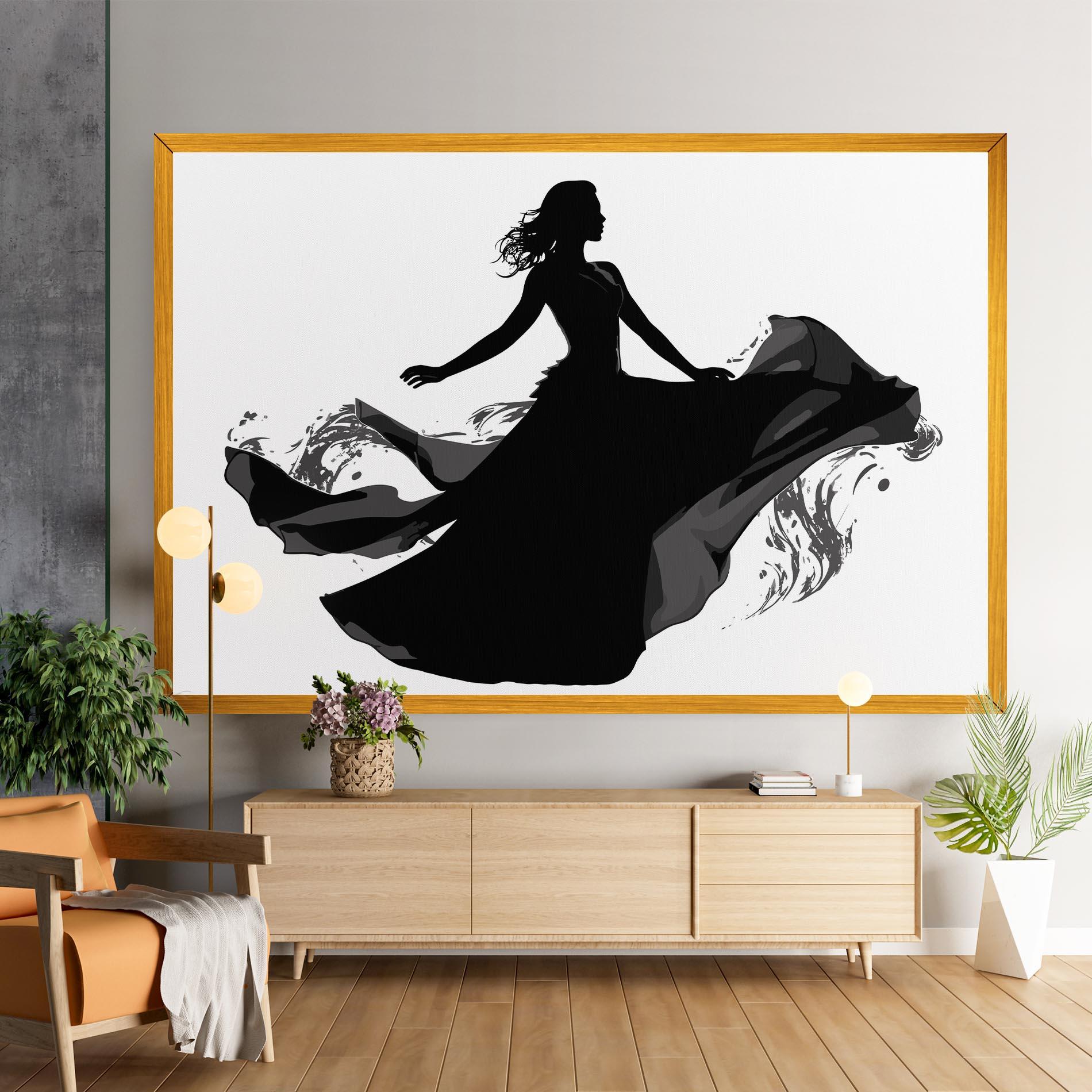 Leinwandbild Dress Jump mockup 9