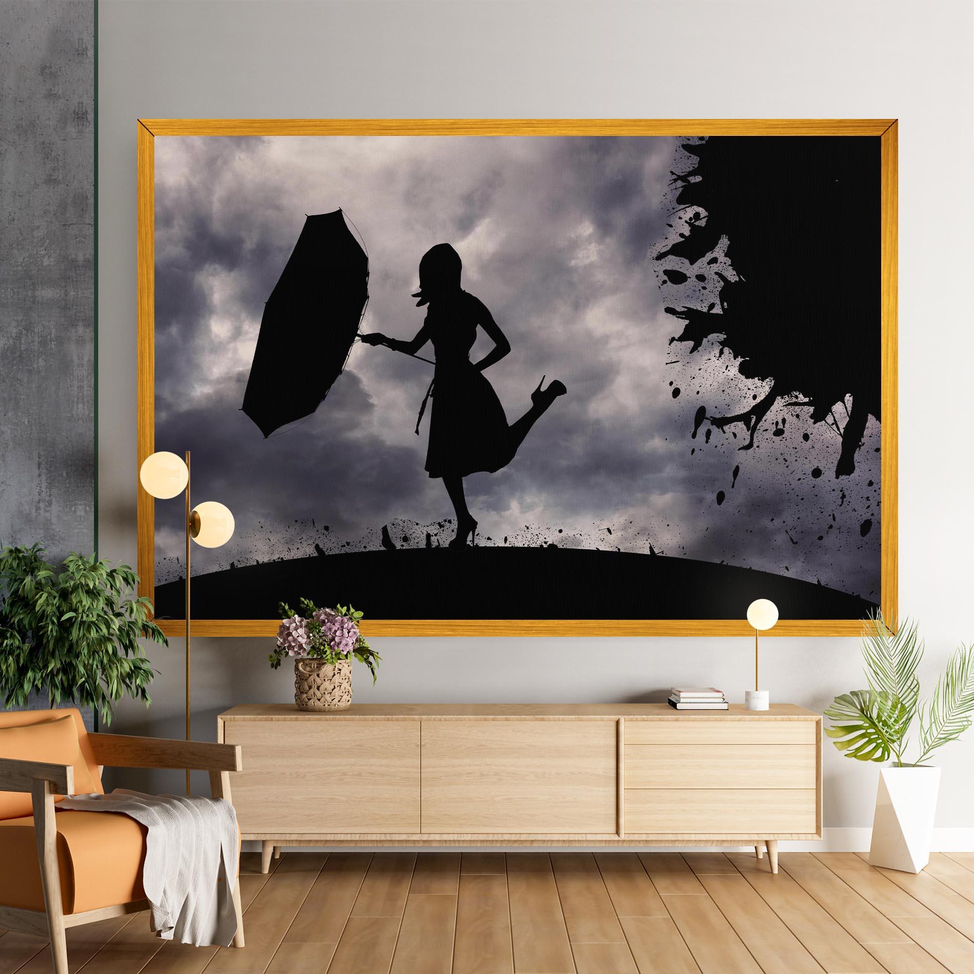 Leinwandbild Stormy Day mockup 9