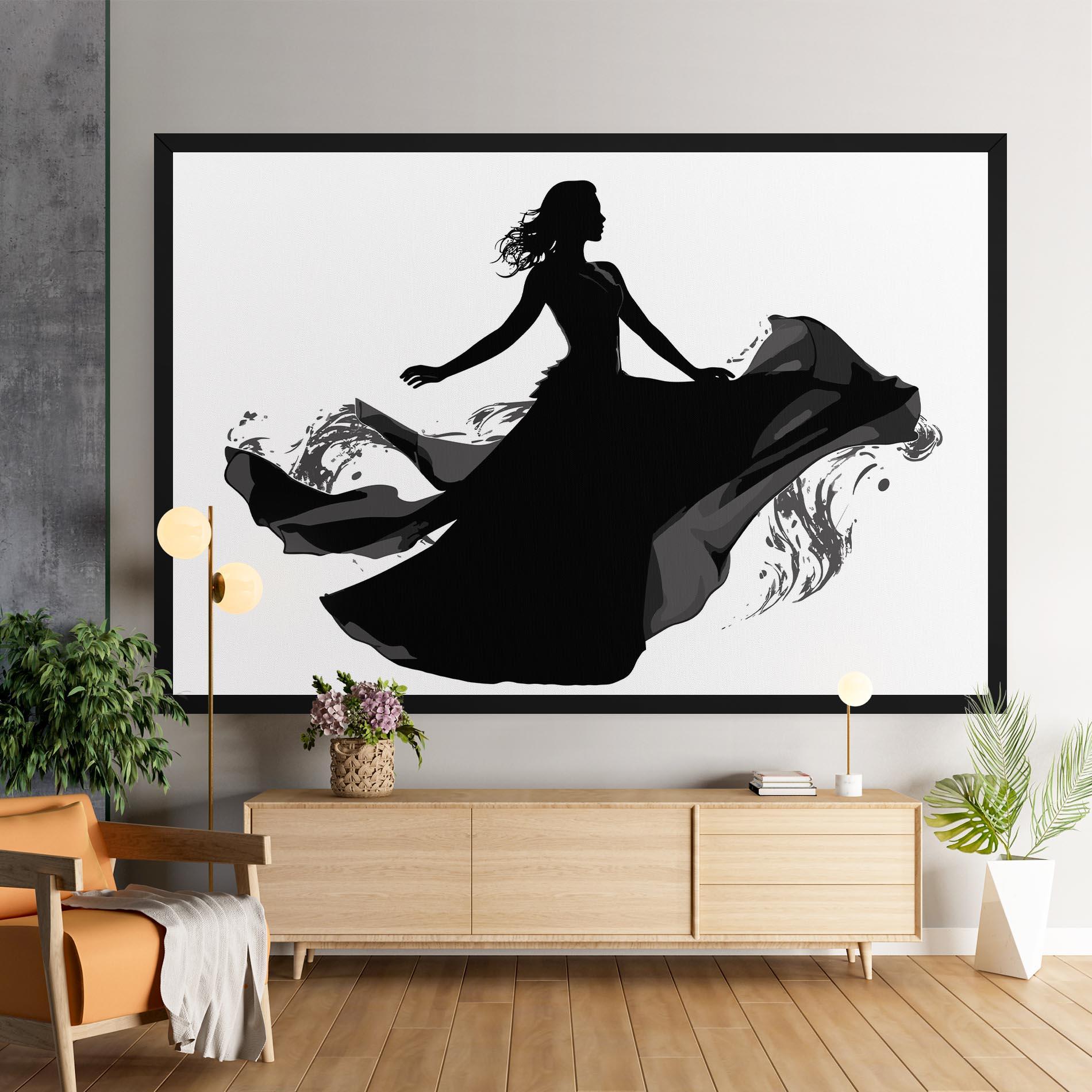 Leinwandbild Dress Jump mockup 9