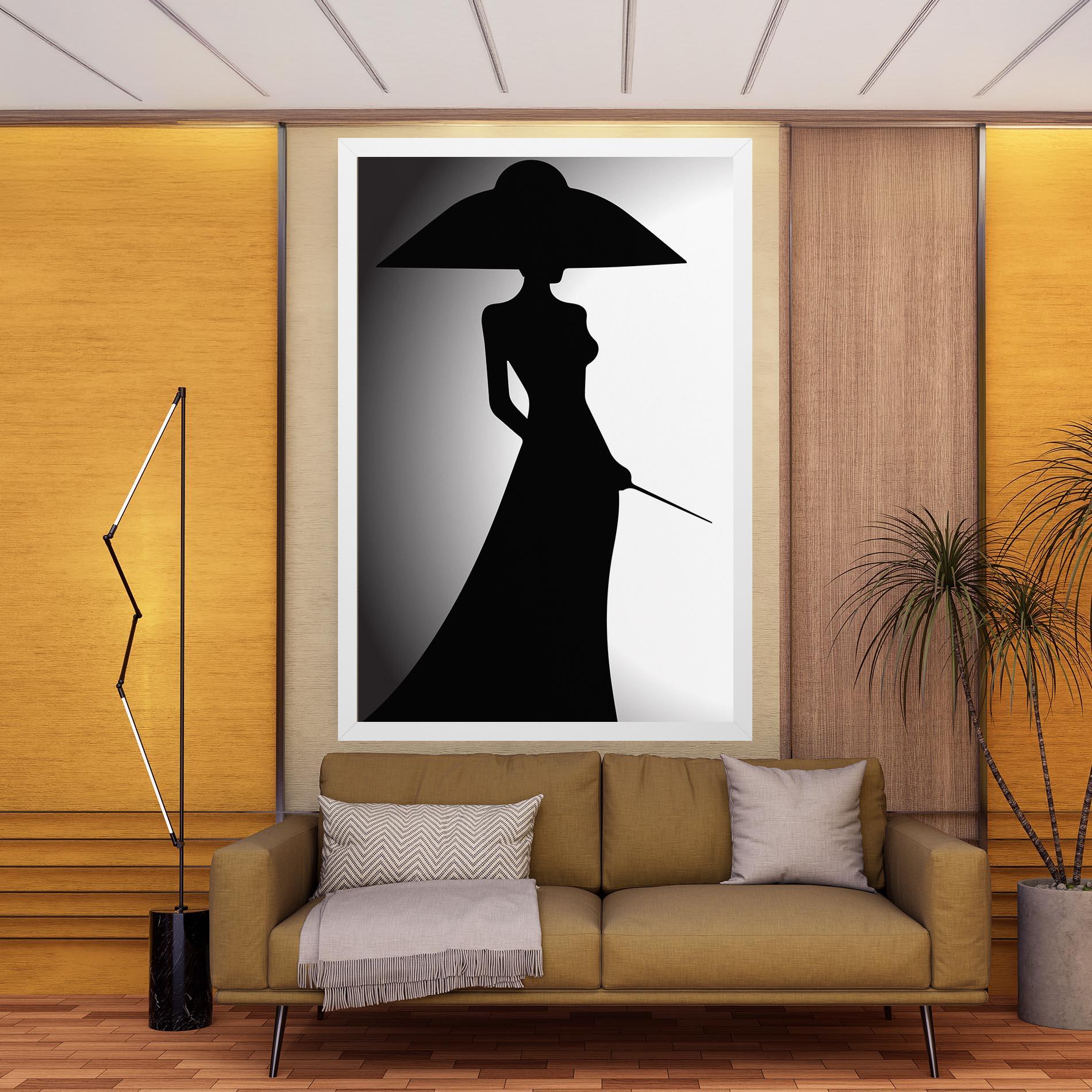 Leinwandbild Big Hat Lady mockup 9