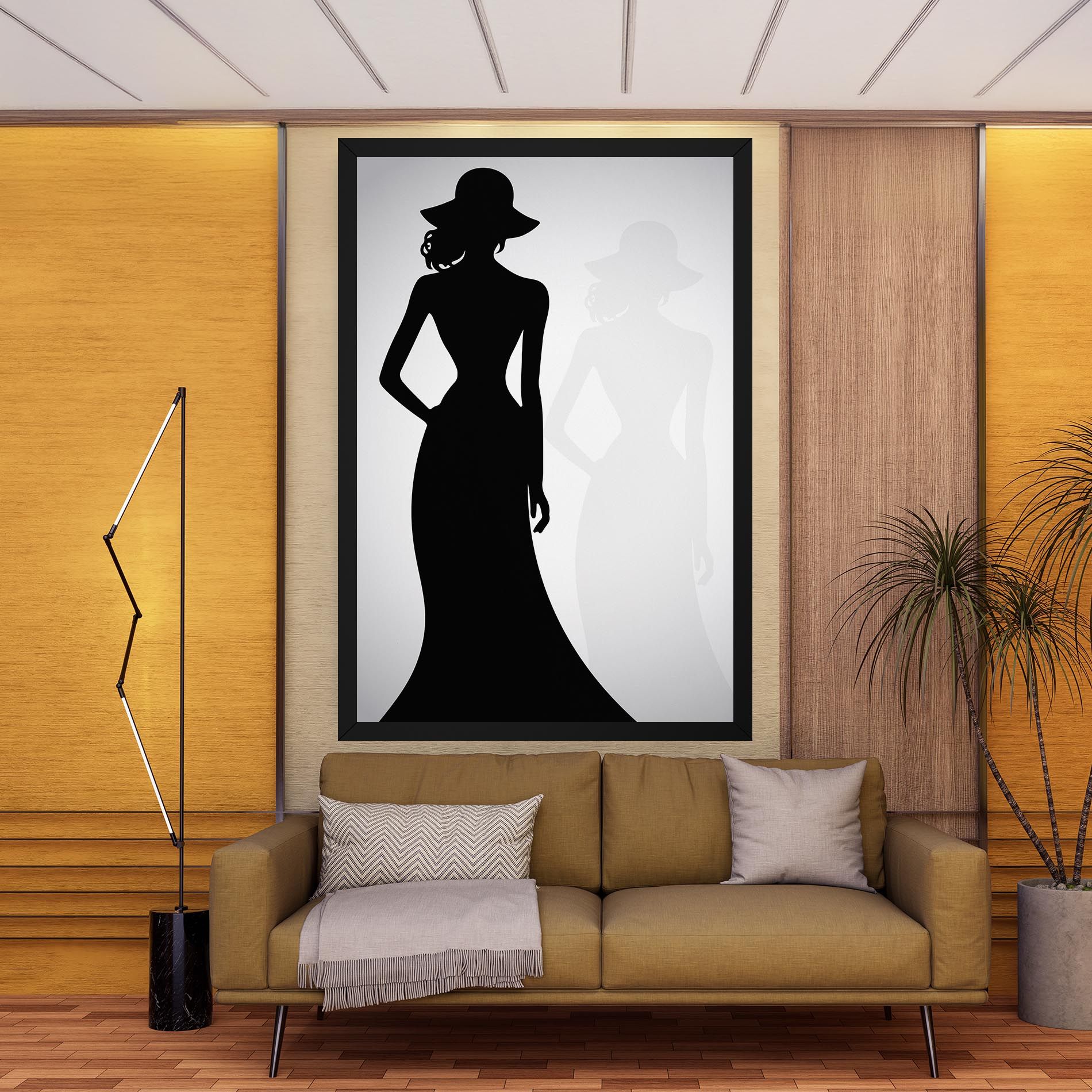 Silhouette Lady mockup 9
