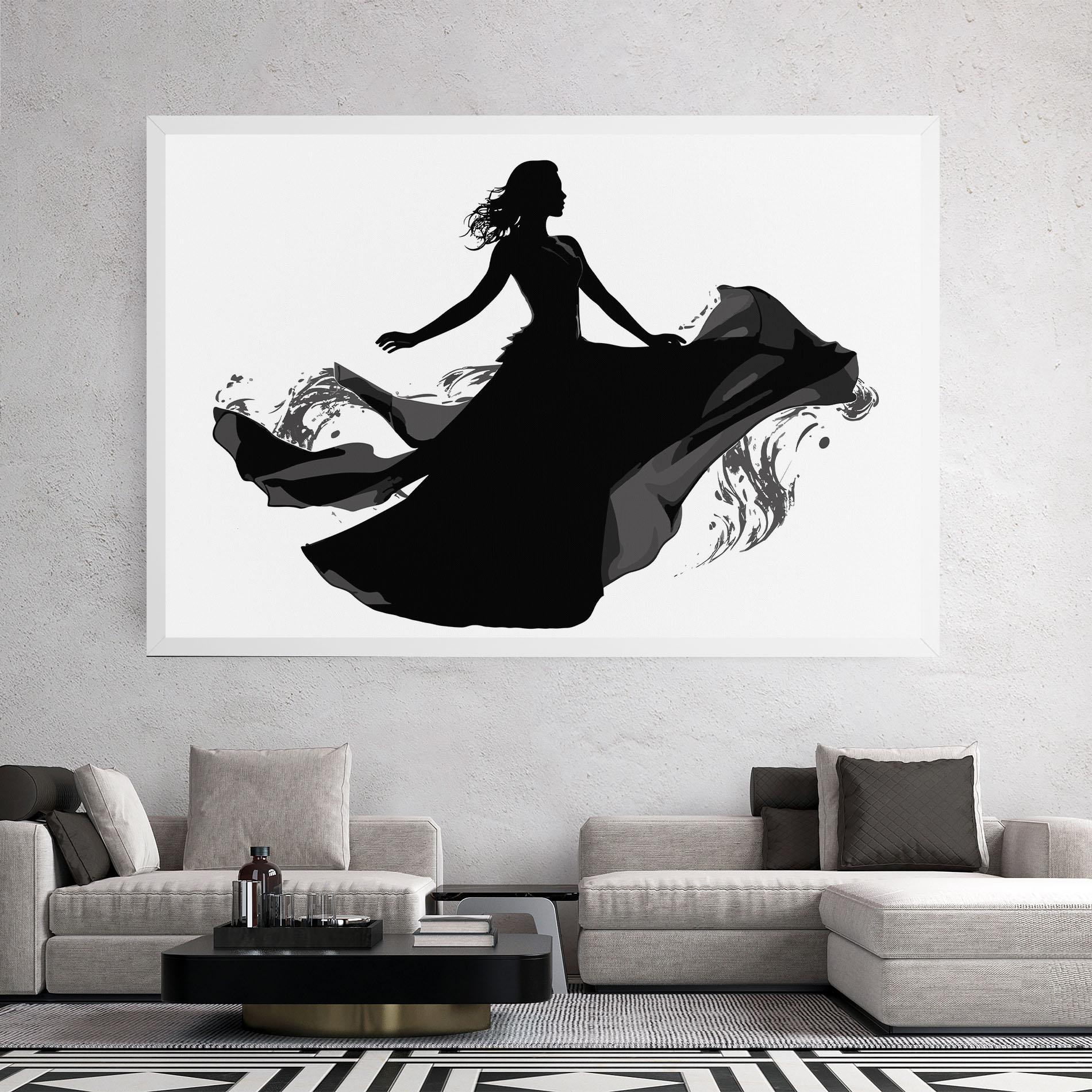 Leinwandbild Dress Jump mockup 2