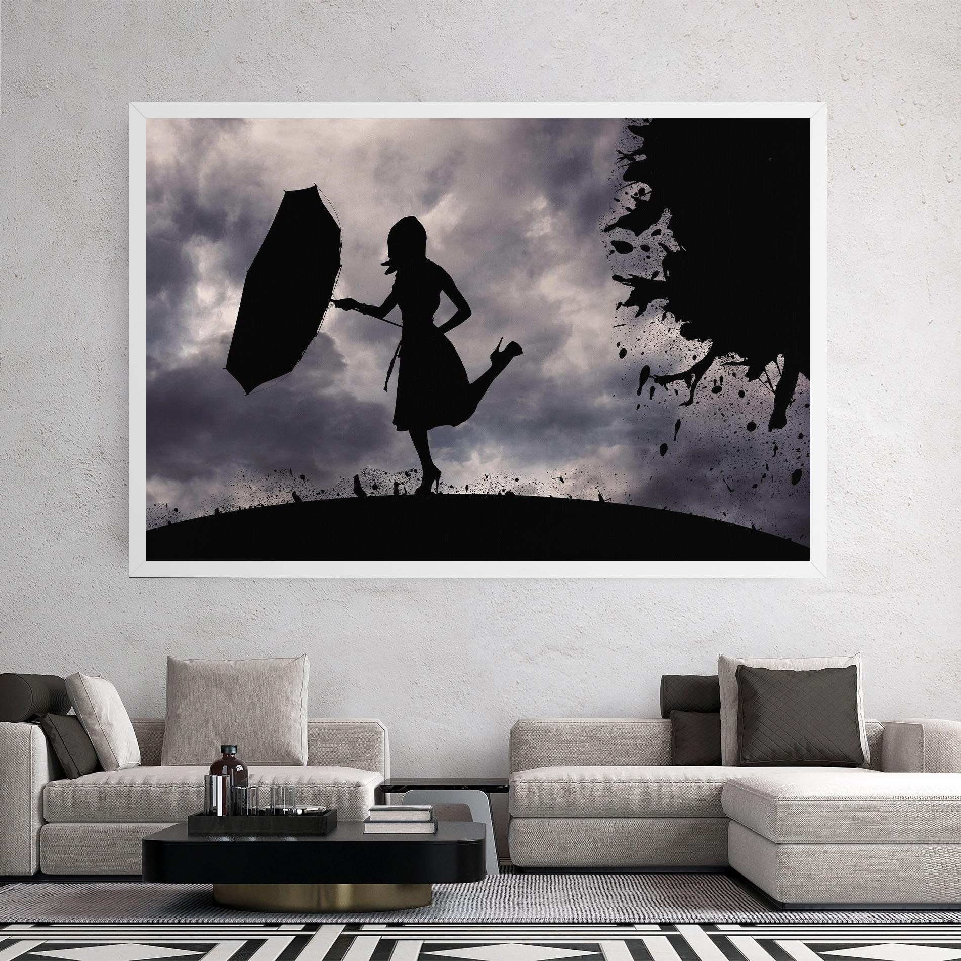 Leinwandbild Stormy Day mockup 2