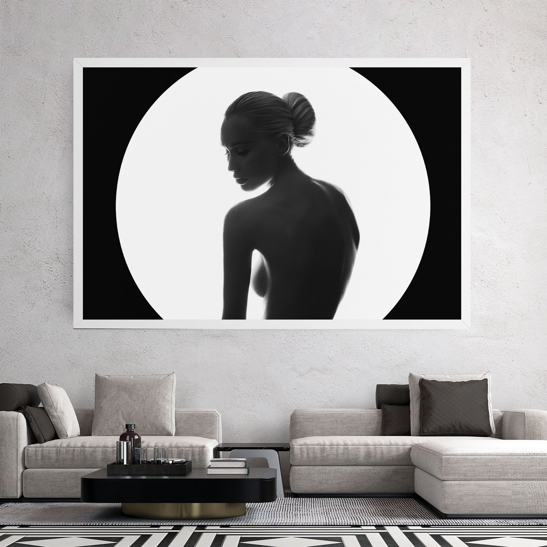 Woman Body Circle mockup 2