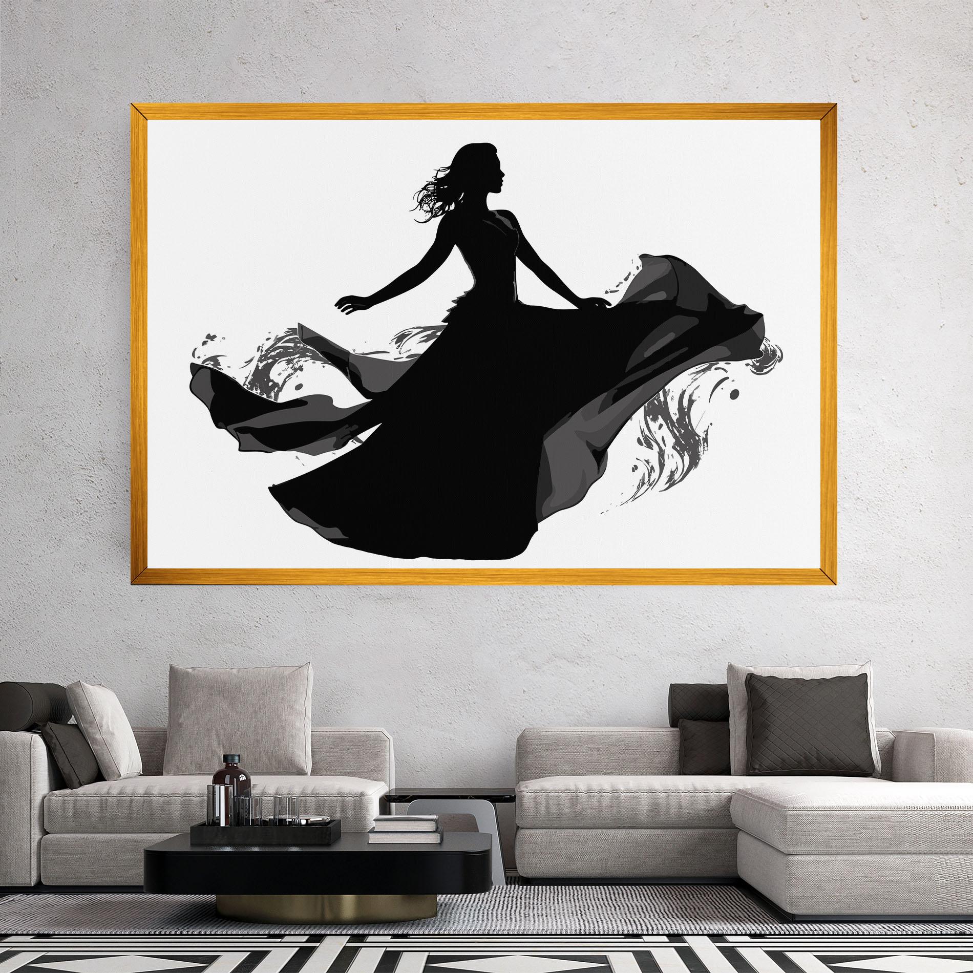 Leinwandbild Dress Jump mockup 2