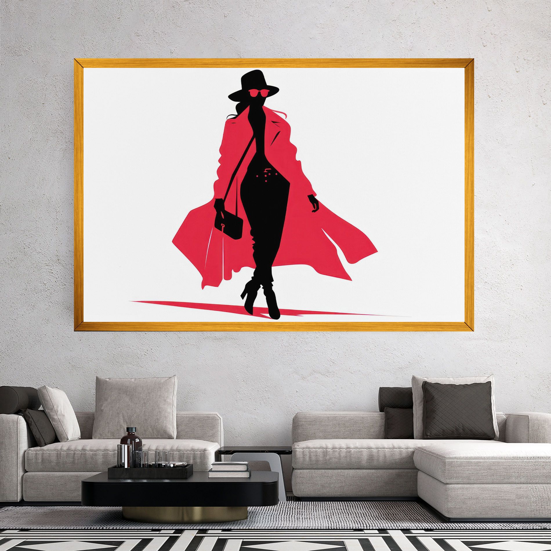 Pink Outfit Woman mockup 2