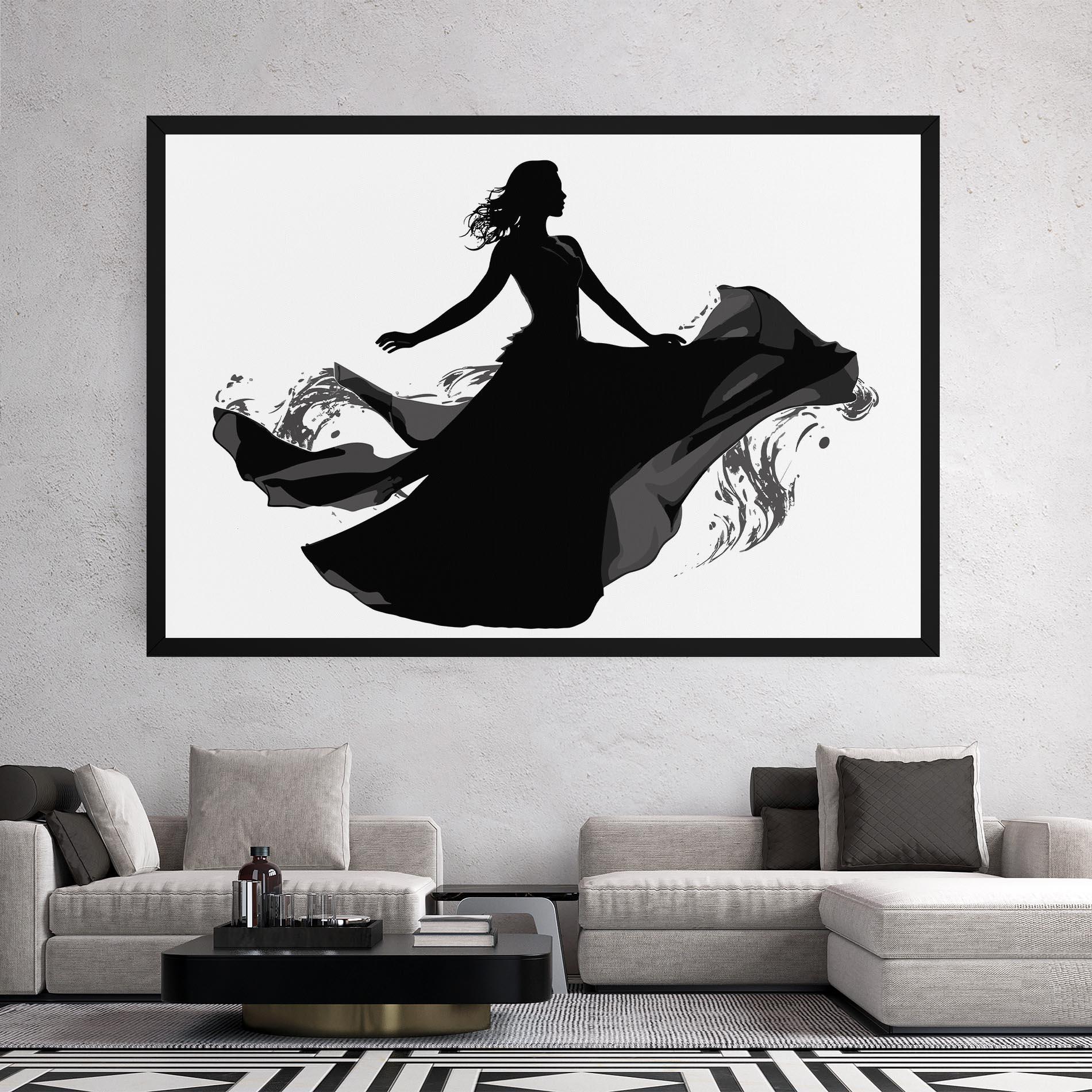 Leinwandbild Dress Jump mockup 2