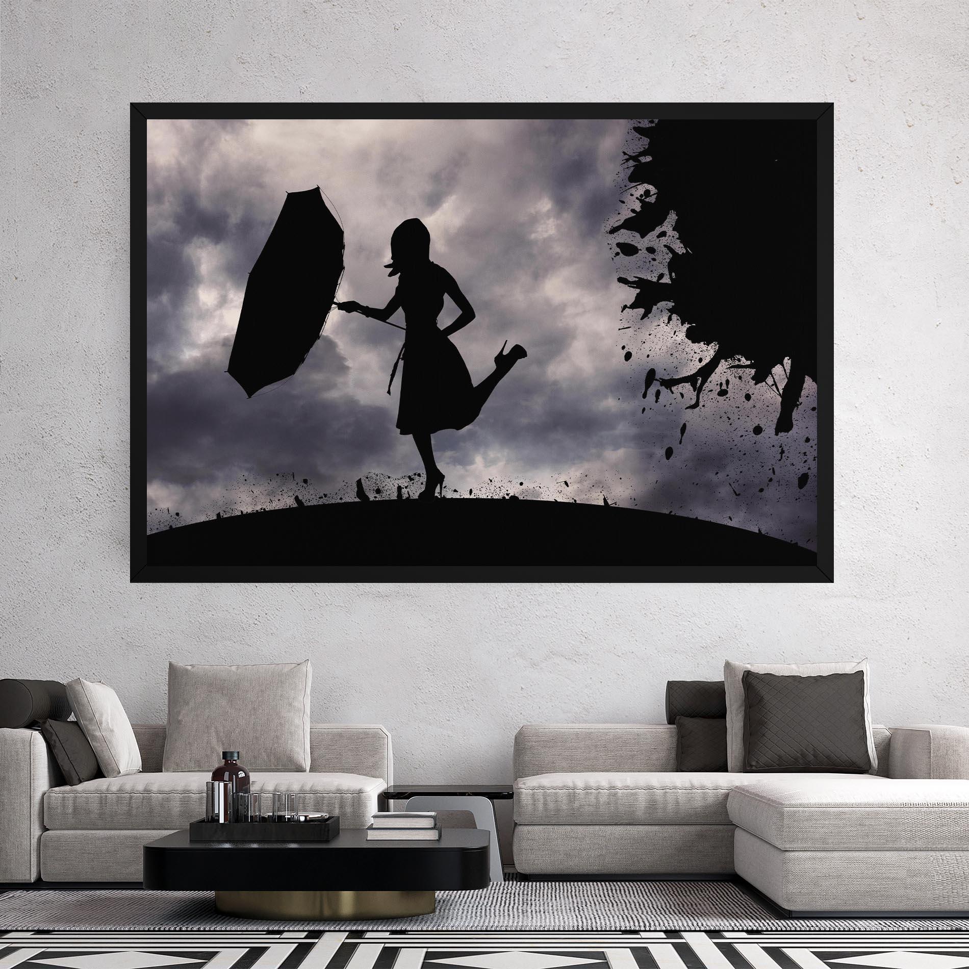 Leinwandbild Stormy Day mockup 2