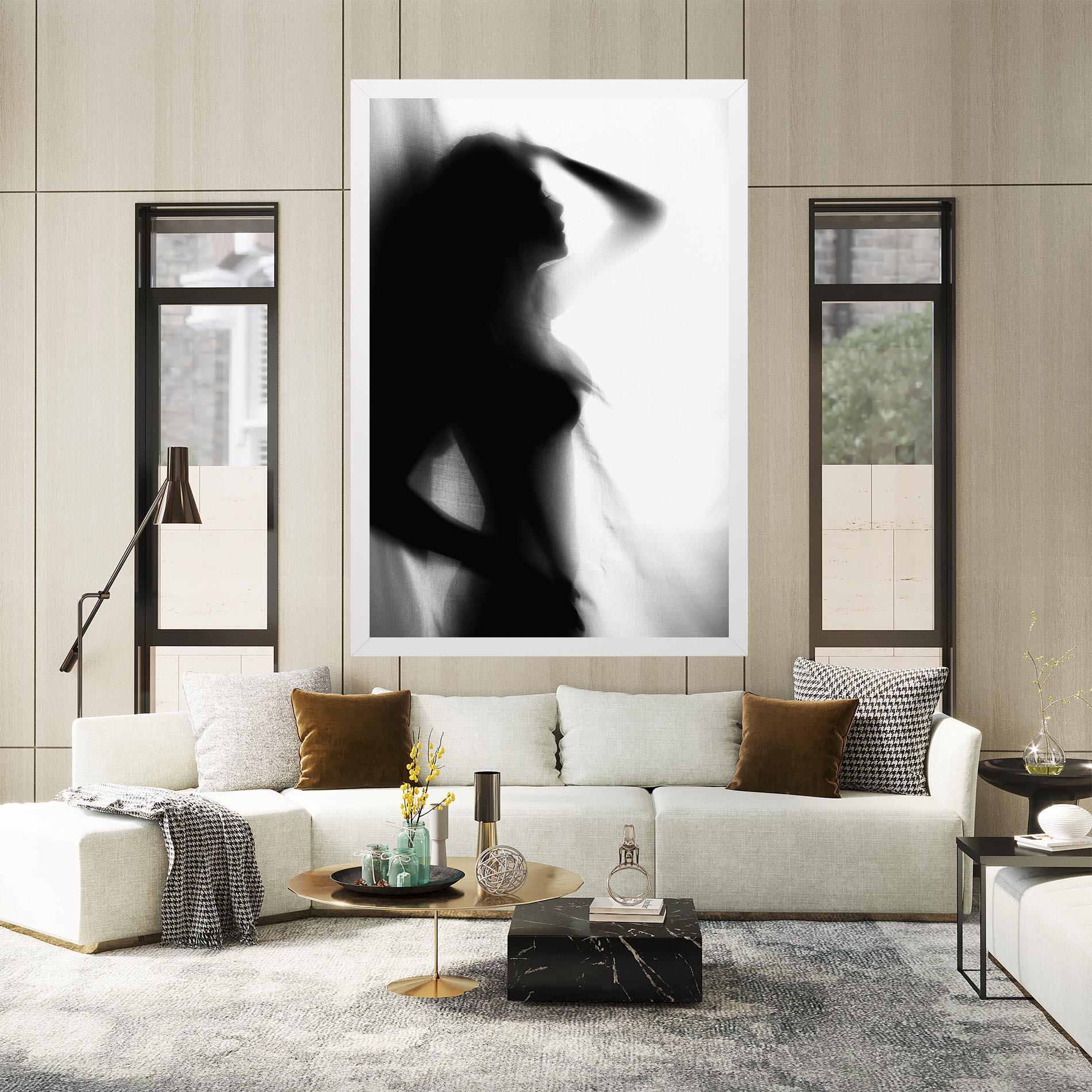 Leinwandbild Blurred Girl mockup 2