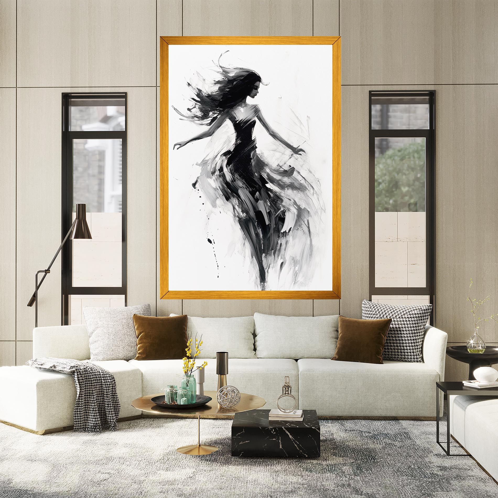 Black Ink Woman mockup 2