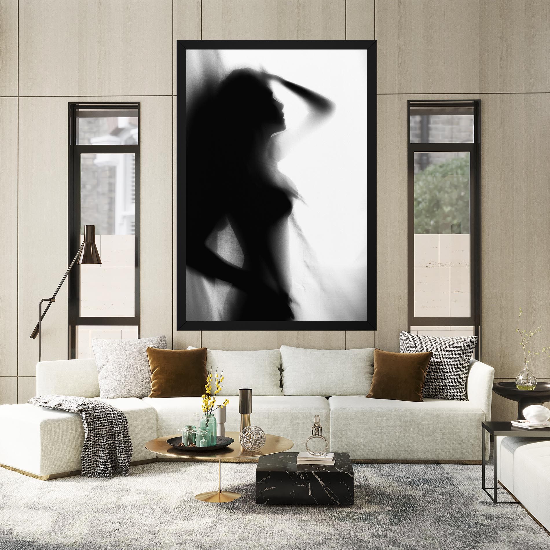 Blurred Girl mockup 2