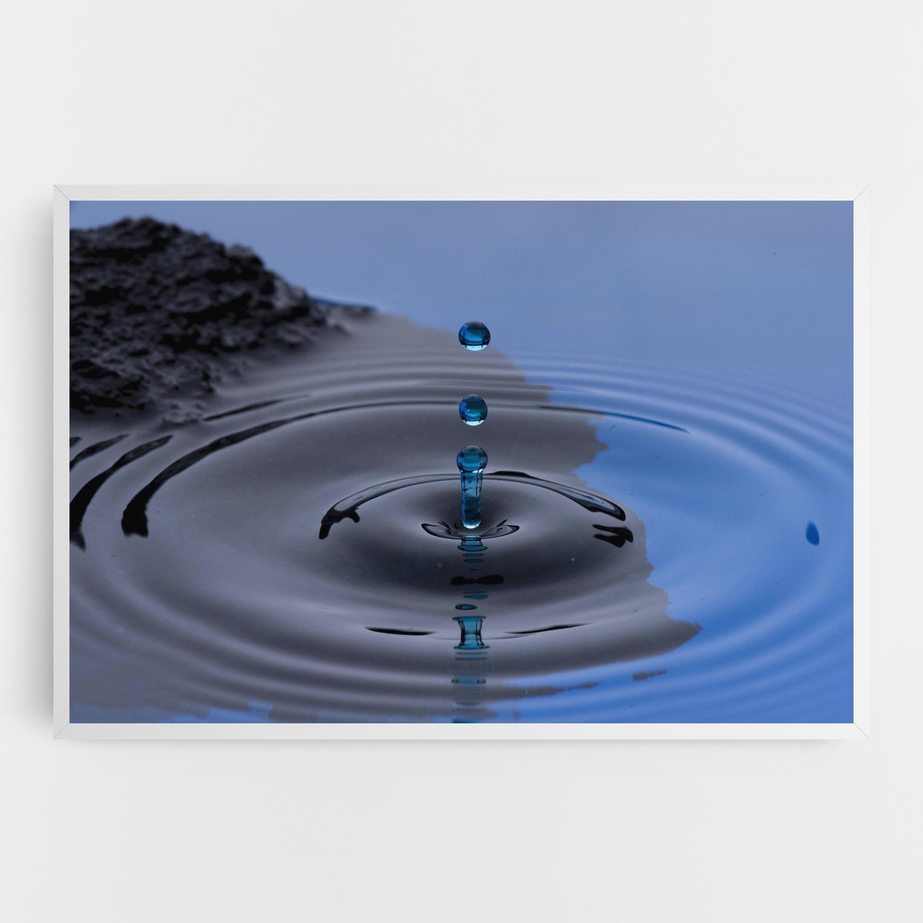 Leinwandbild Frozen Drops mockup 0