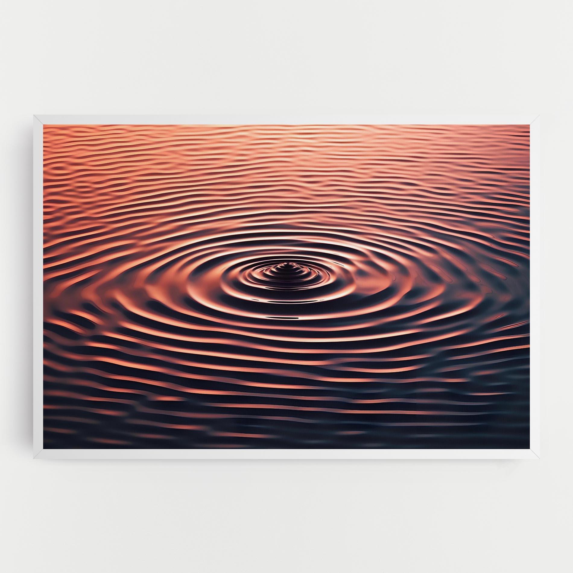 Leinwandbild Red Blue Water mockup 0