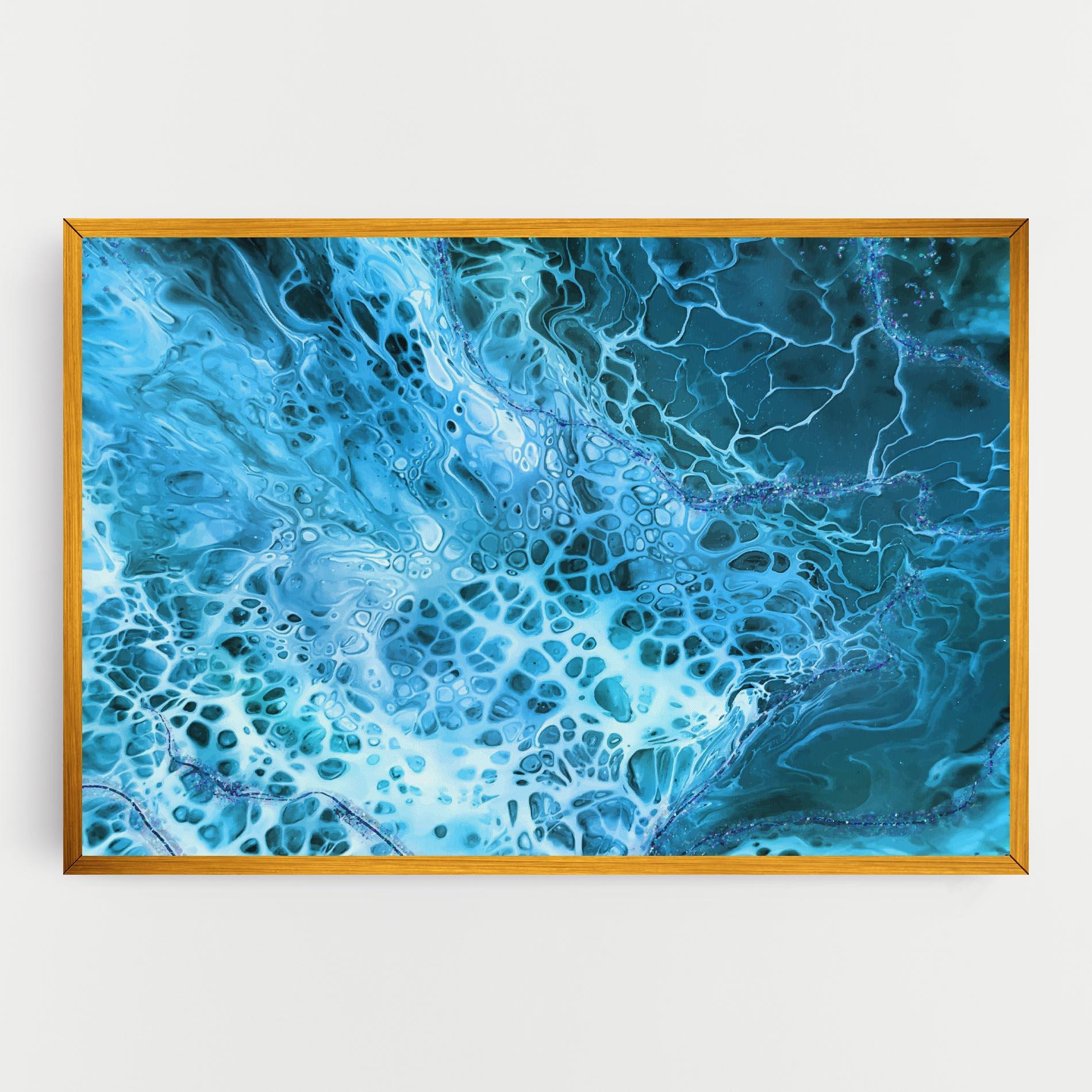 Leinwandbild Relax Wave mockup 0