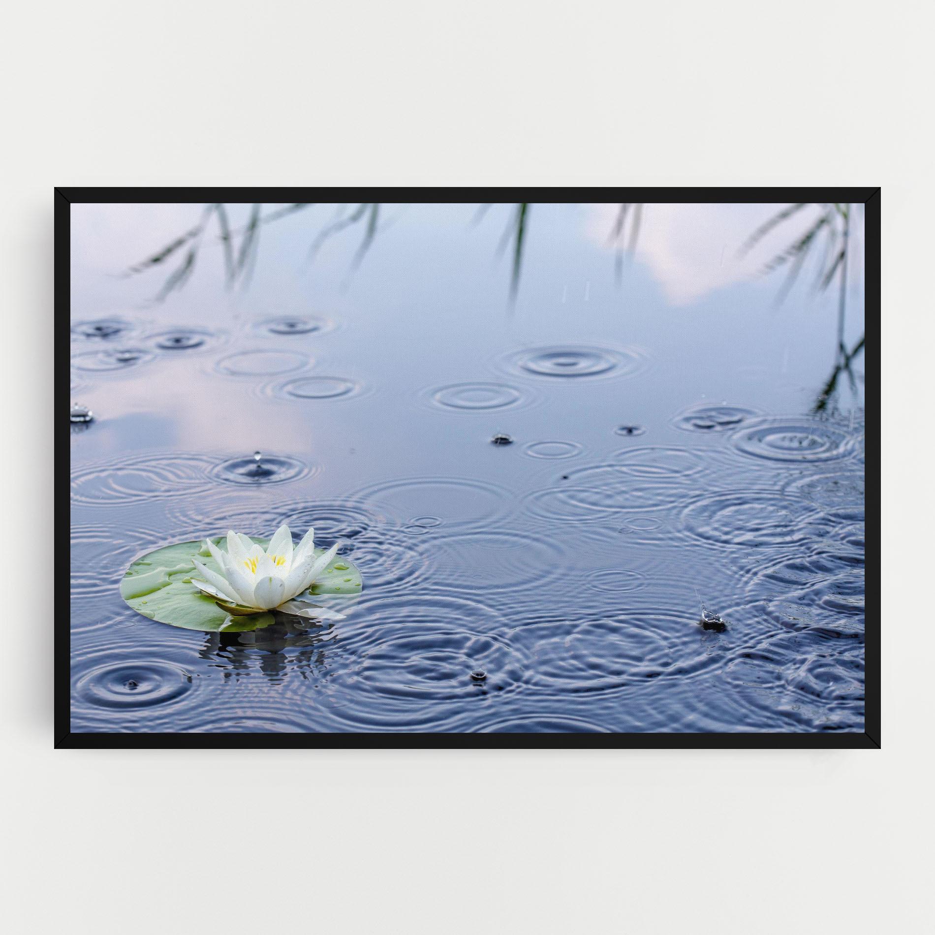 Leinwandbild Clear Lake Rain mockup 0