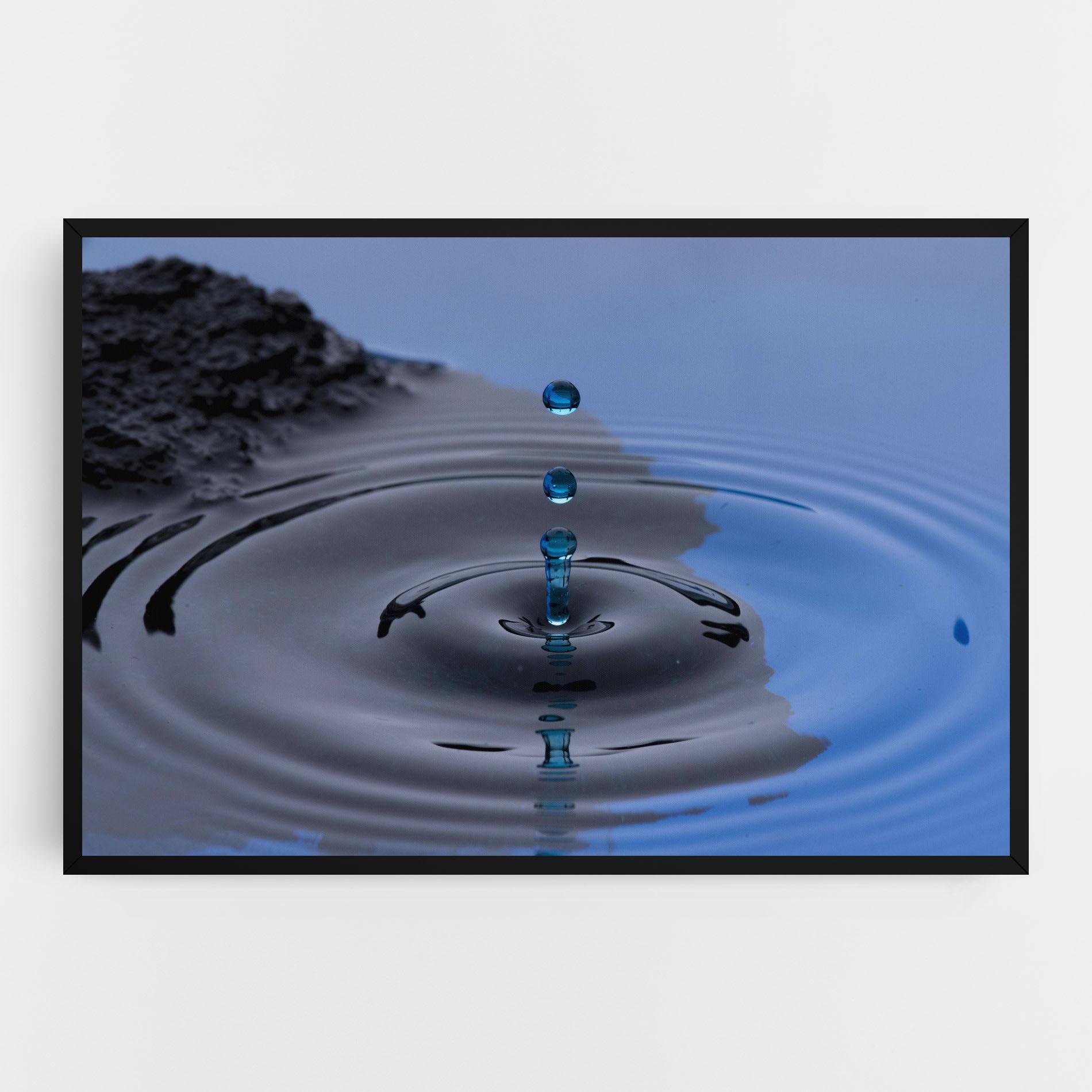 Leinwandbild Frozen Drops mockup 0