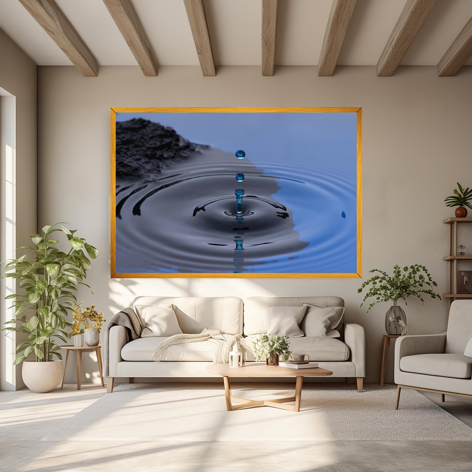 Leinwandbild Frozen Drops mockup 6