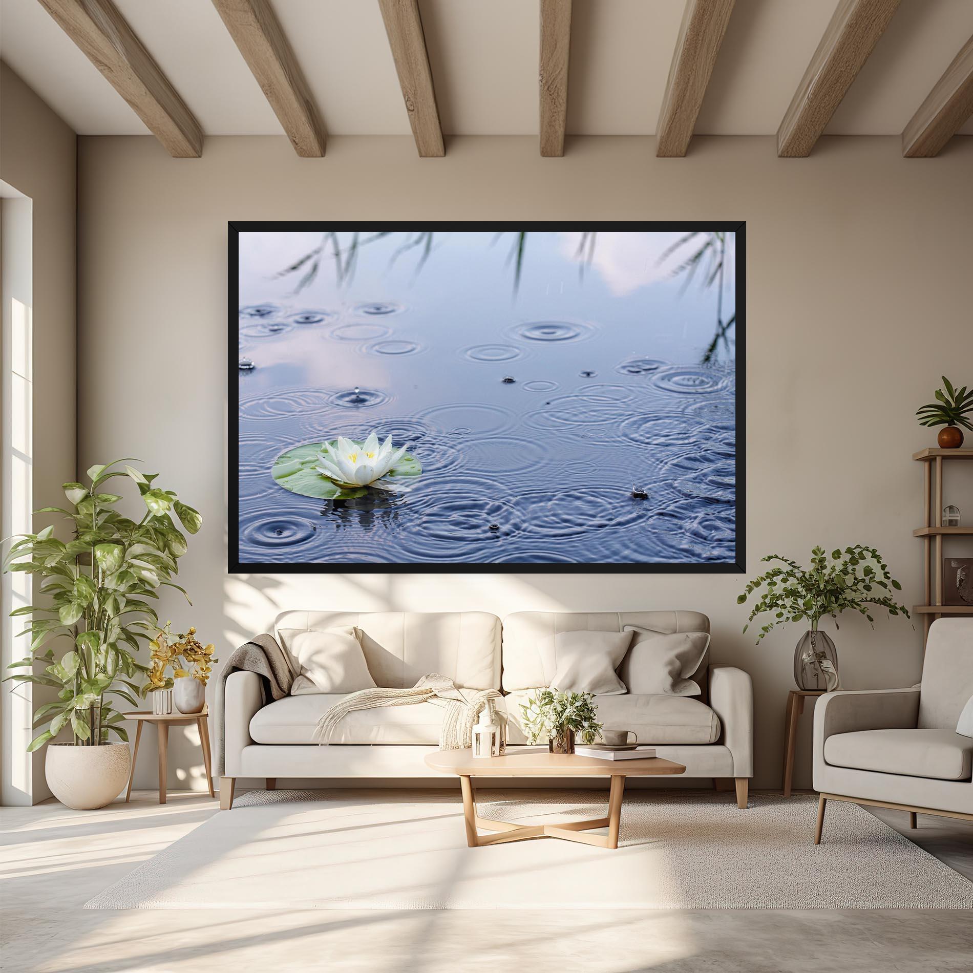Leinwandbild Clear Lake Rain mockup 6