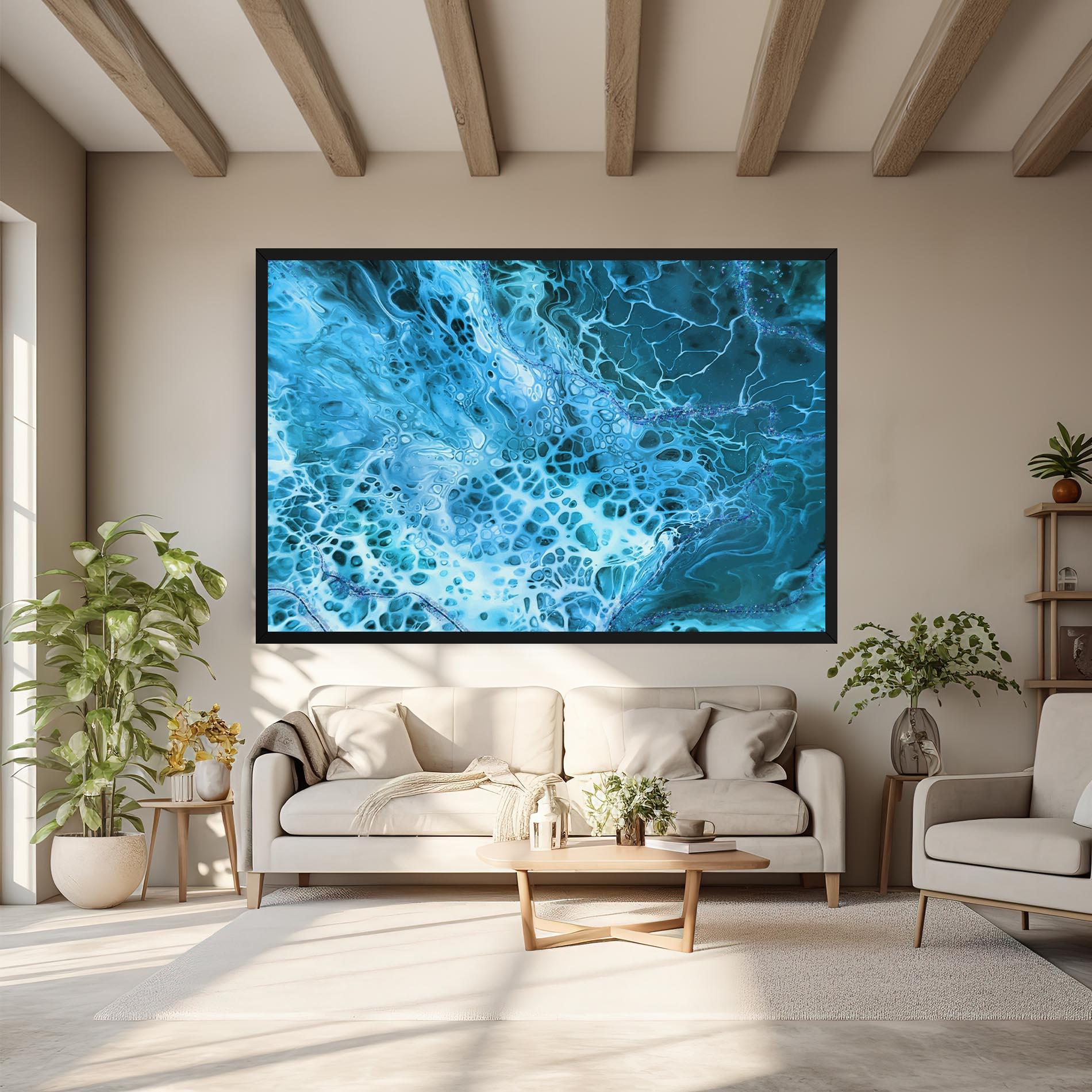 Leinwandbild Relax Wave mockup 6