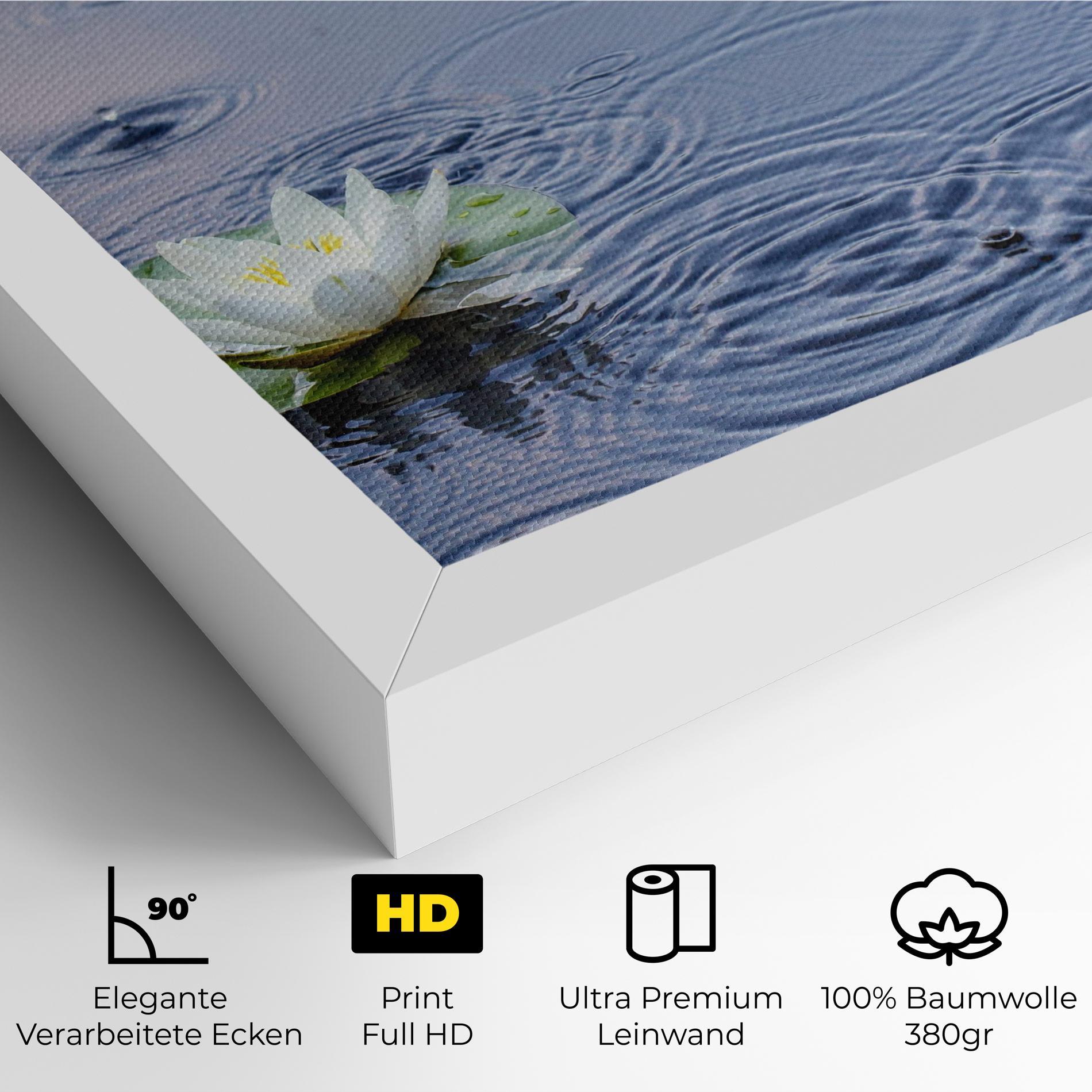 Leinwandbild Clear Lake Rain mockup 4