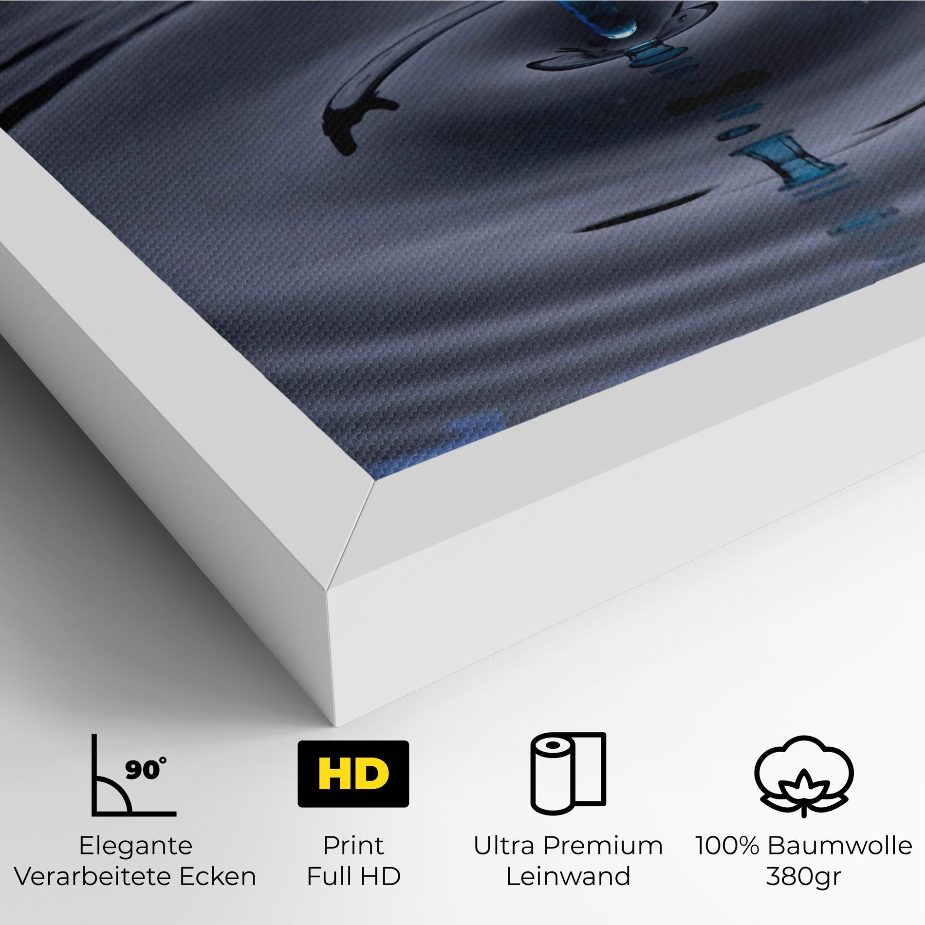 Leinwandbild Frozen Drops mockup 4