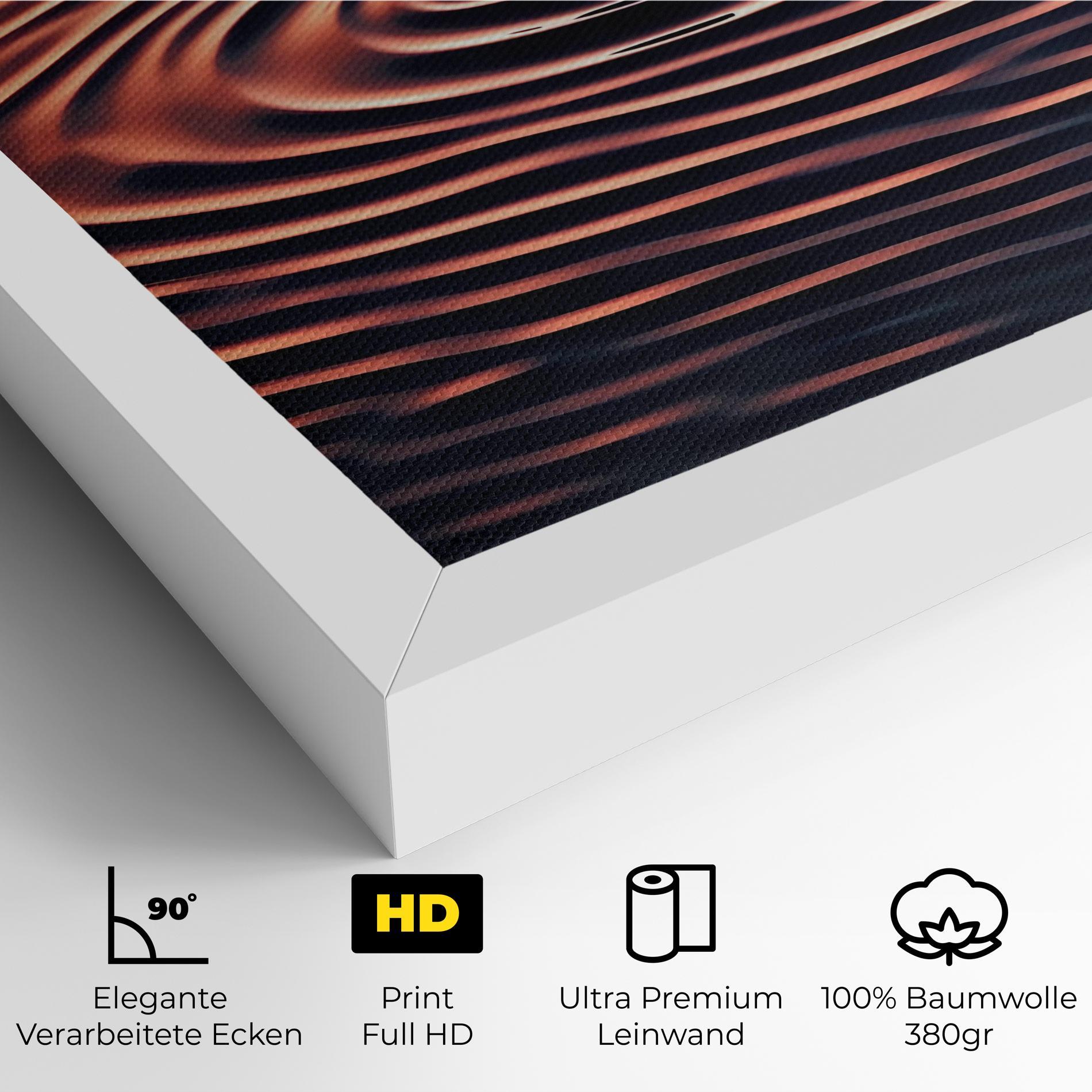 Leinwandbild Red Blue Water mockup 4