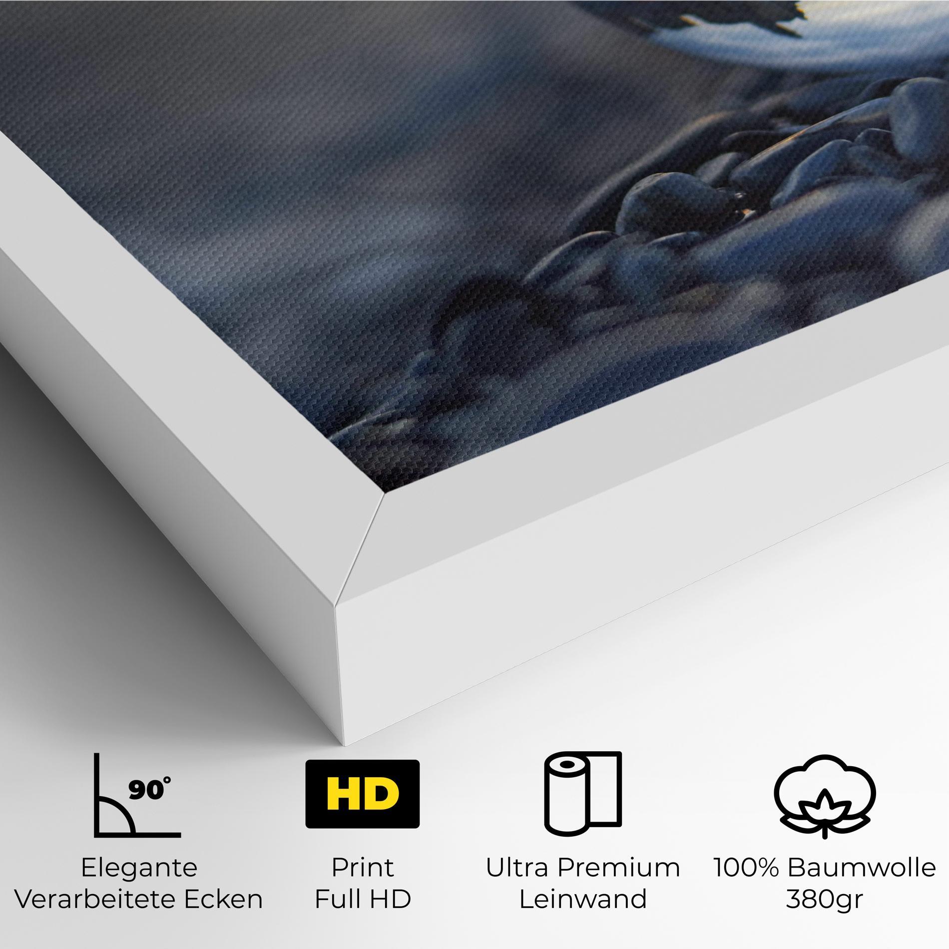 Leinwandbild Sunset Lensball mockup 4