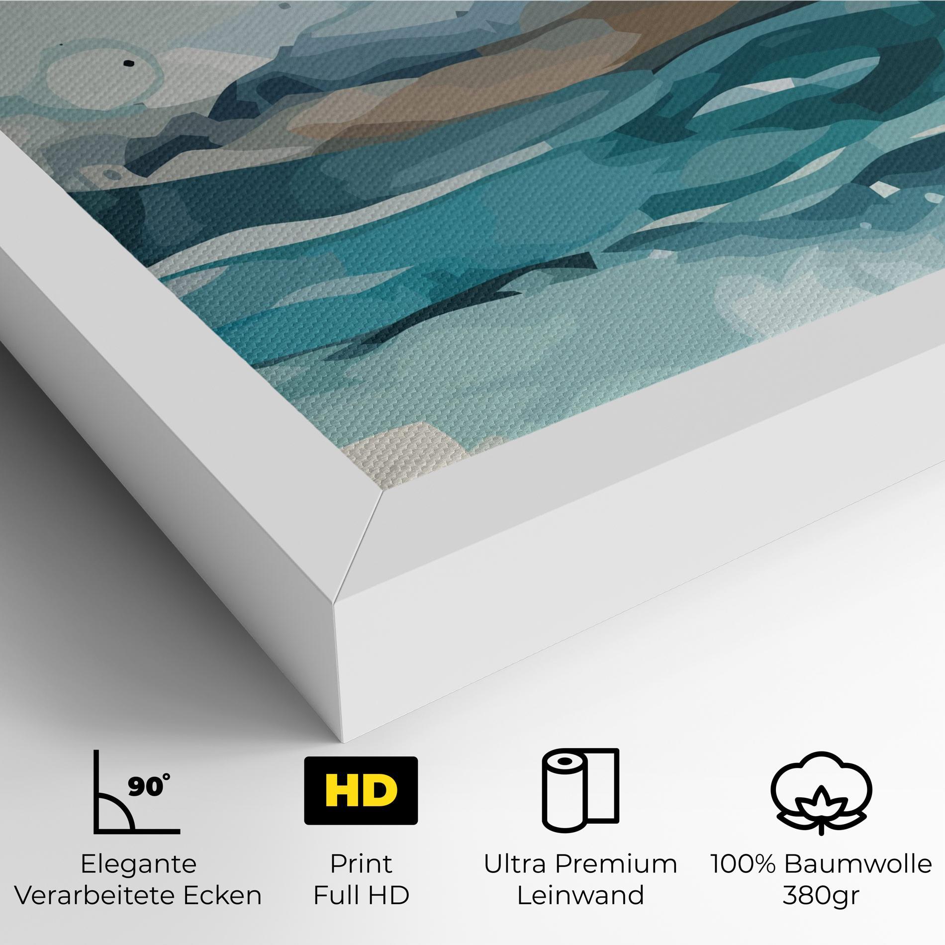 Leinwandbild Water Birds mockup 4