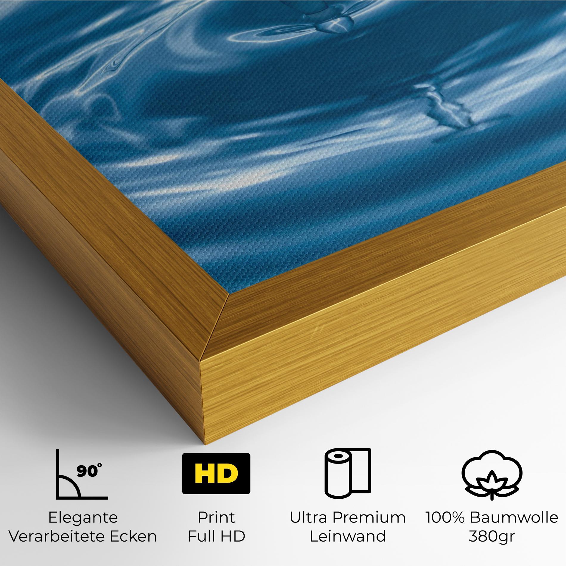 Leinwandbild Drop Close Up mockup 4