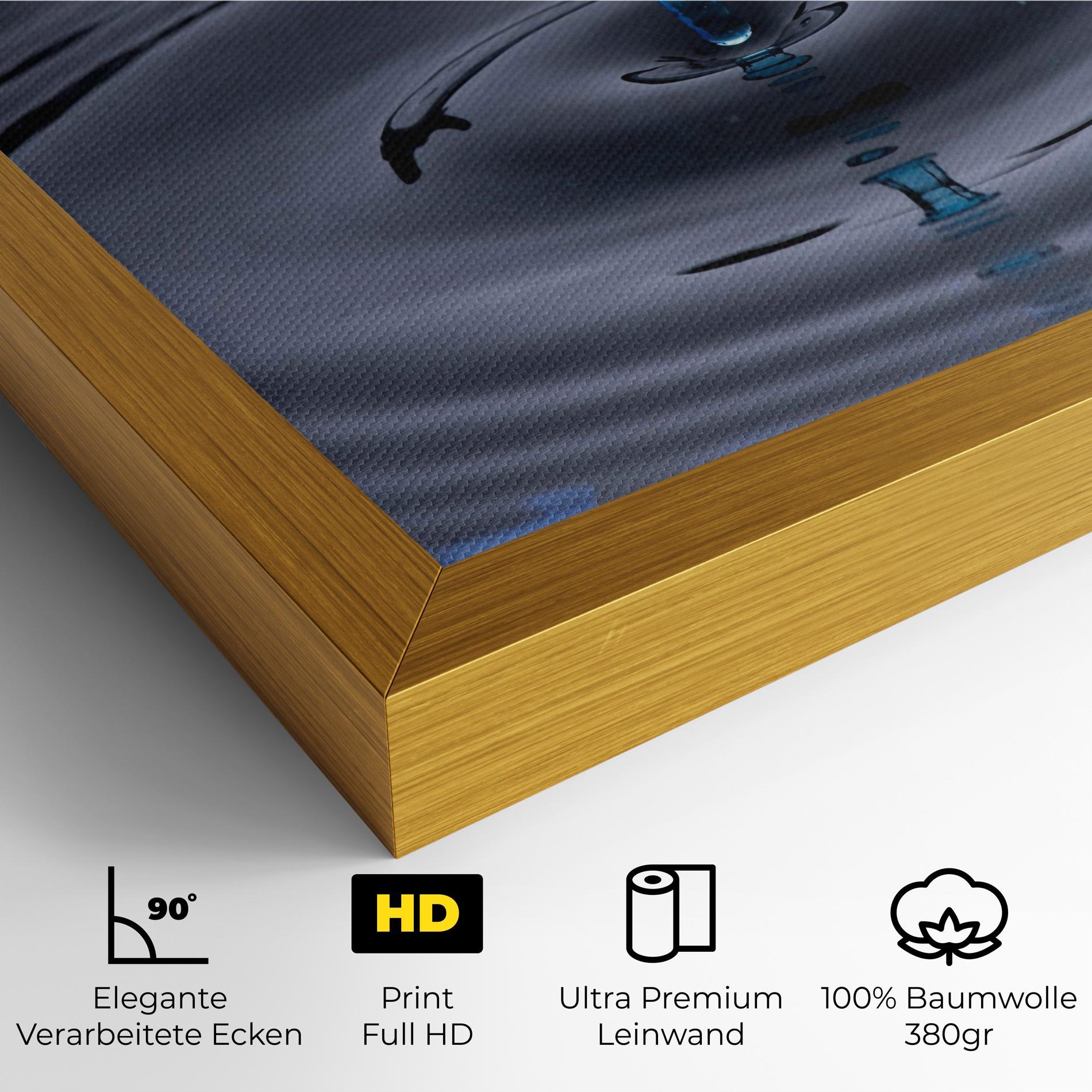 Leinwandbild Frozen Drops mockup 4