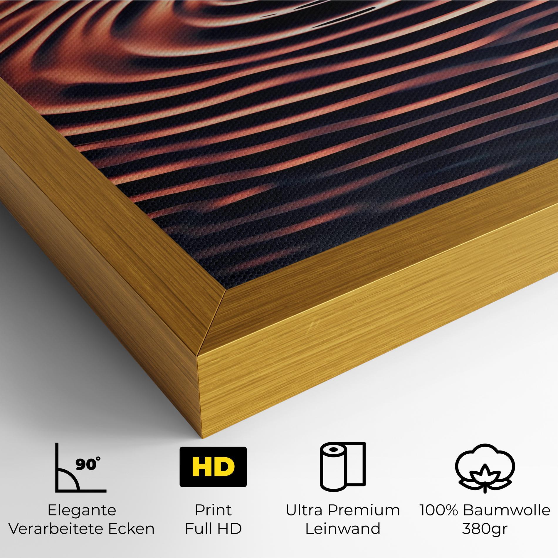 Leinwandbild Red Blue Water mockup 4