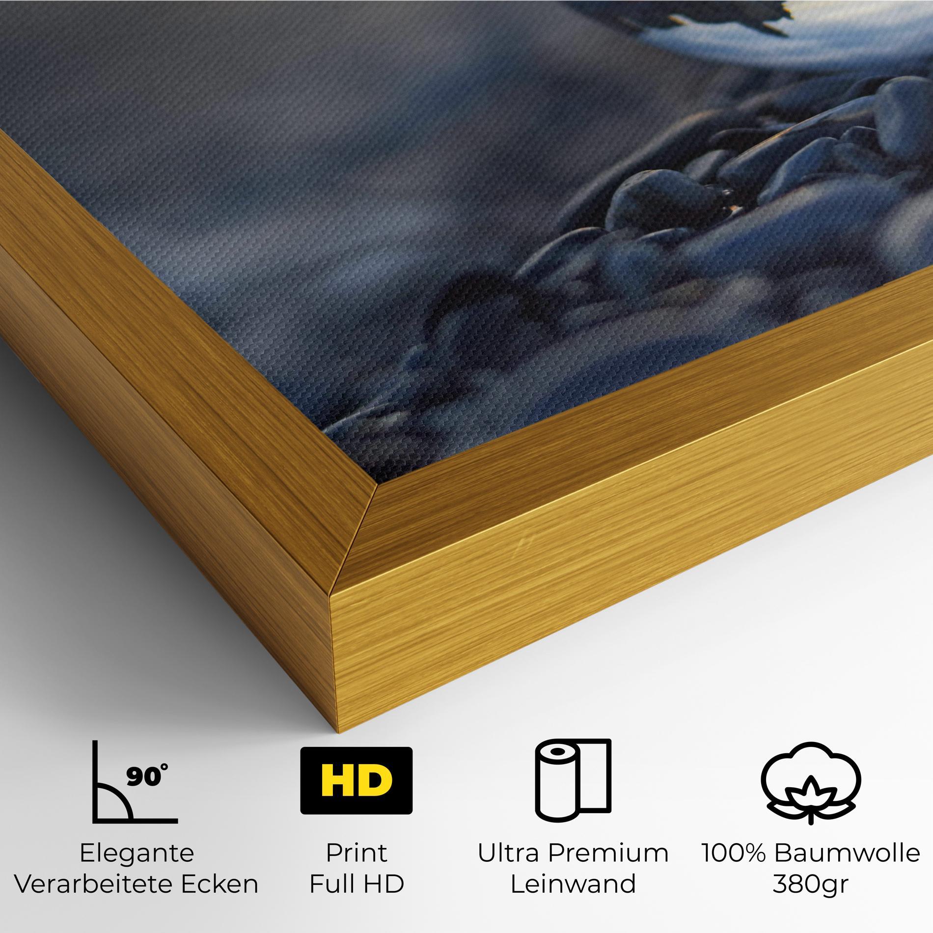 Leinwandbild Sunset Lensball mockup 4