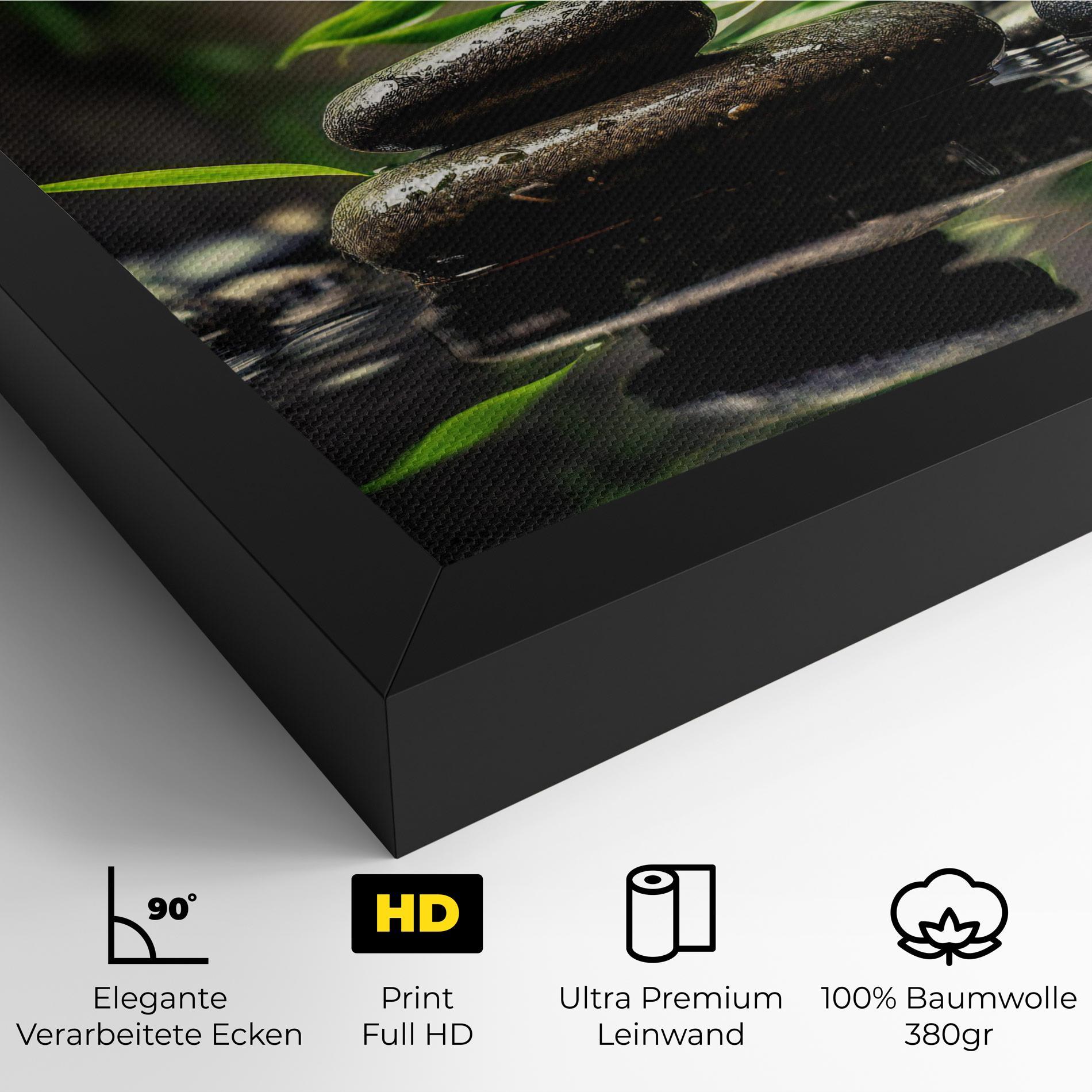 Leinwandbild Bamboo Plant Water mockup 4