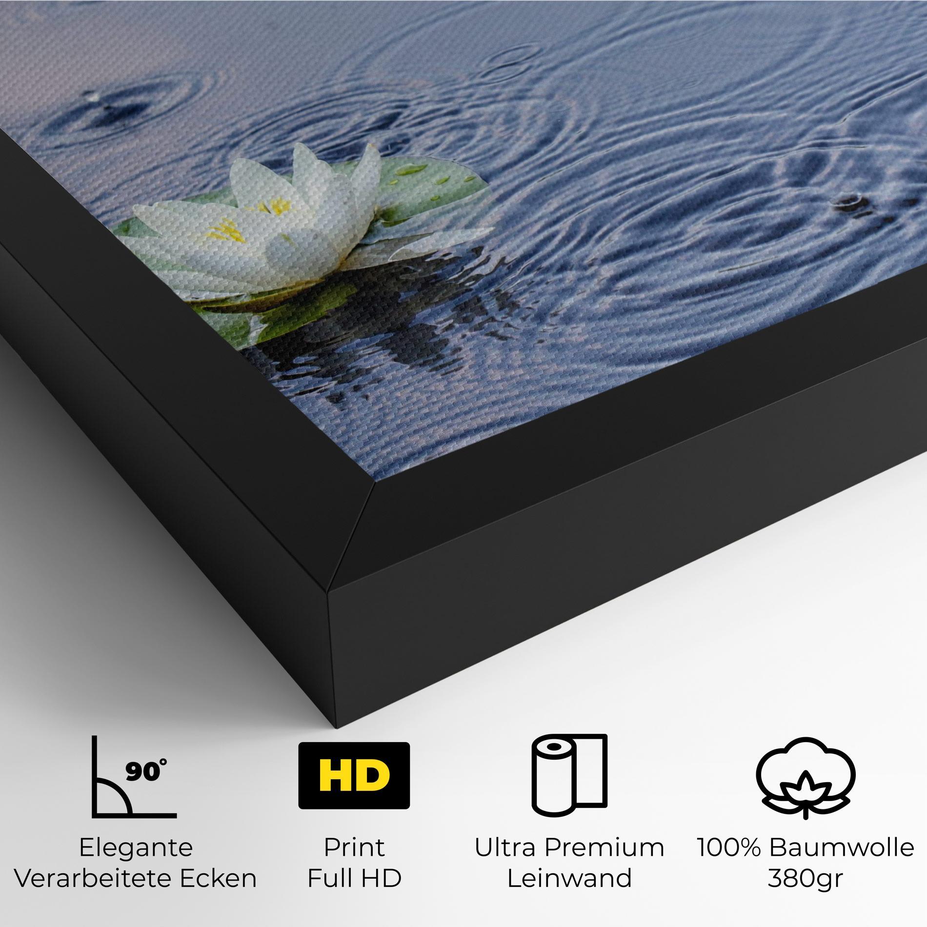 Leinwandbild Clear Lake Rain mockup 4