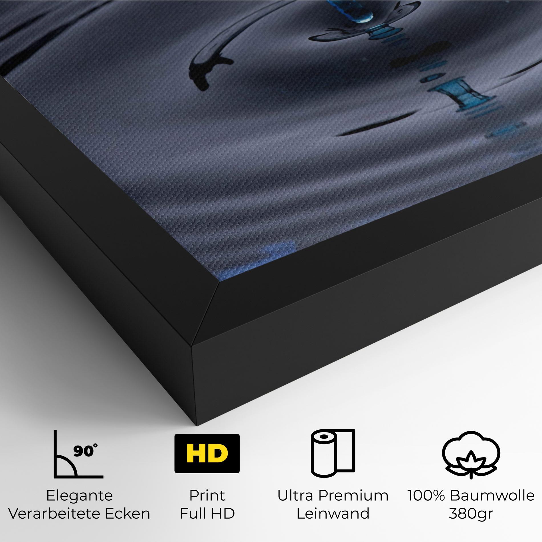 Leinwandbild Frozen Drops mockup 4