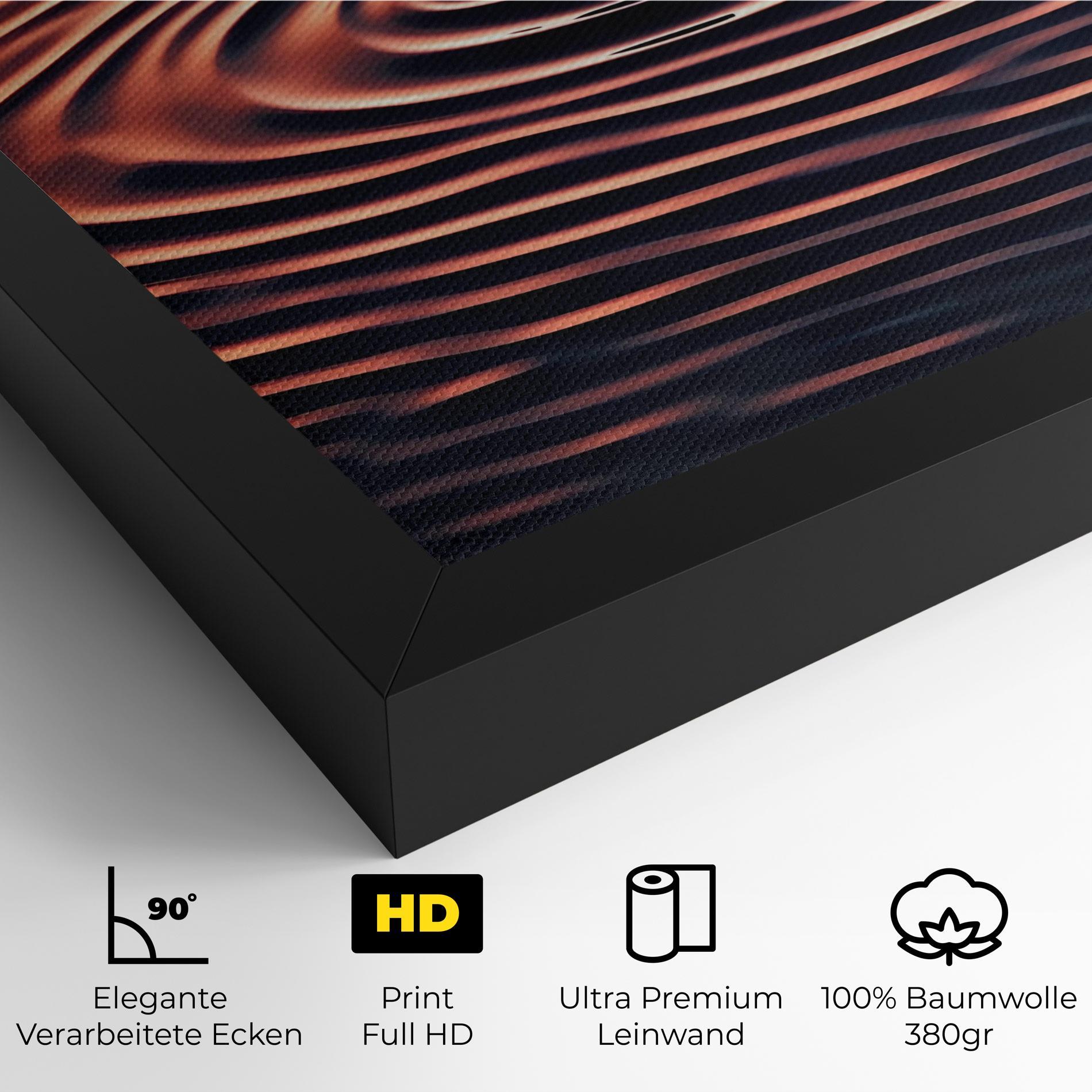 Leinwandbild Red Blue Water mockup 4