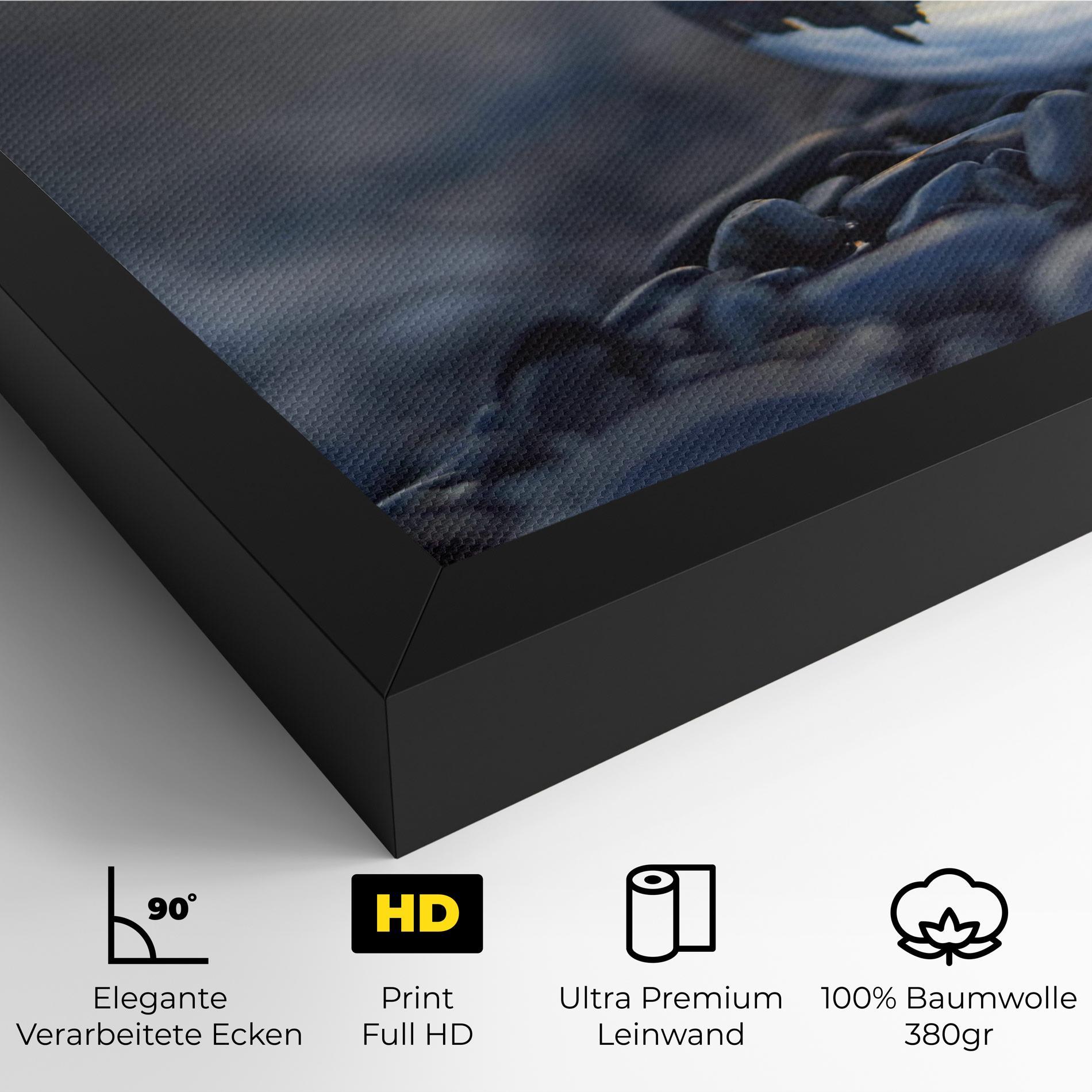 Leinwandbild Sunset Lensball mockup 4