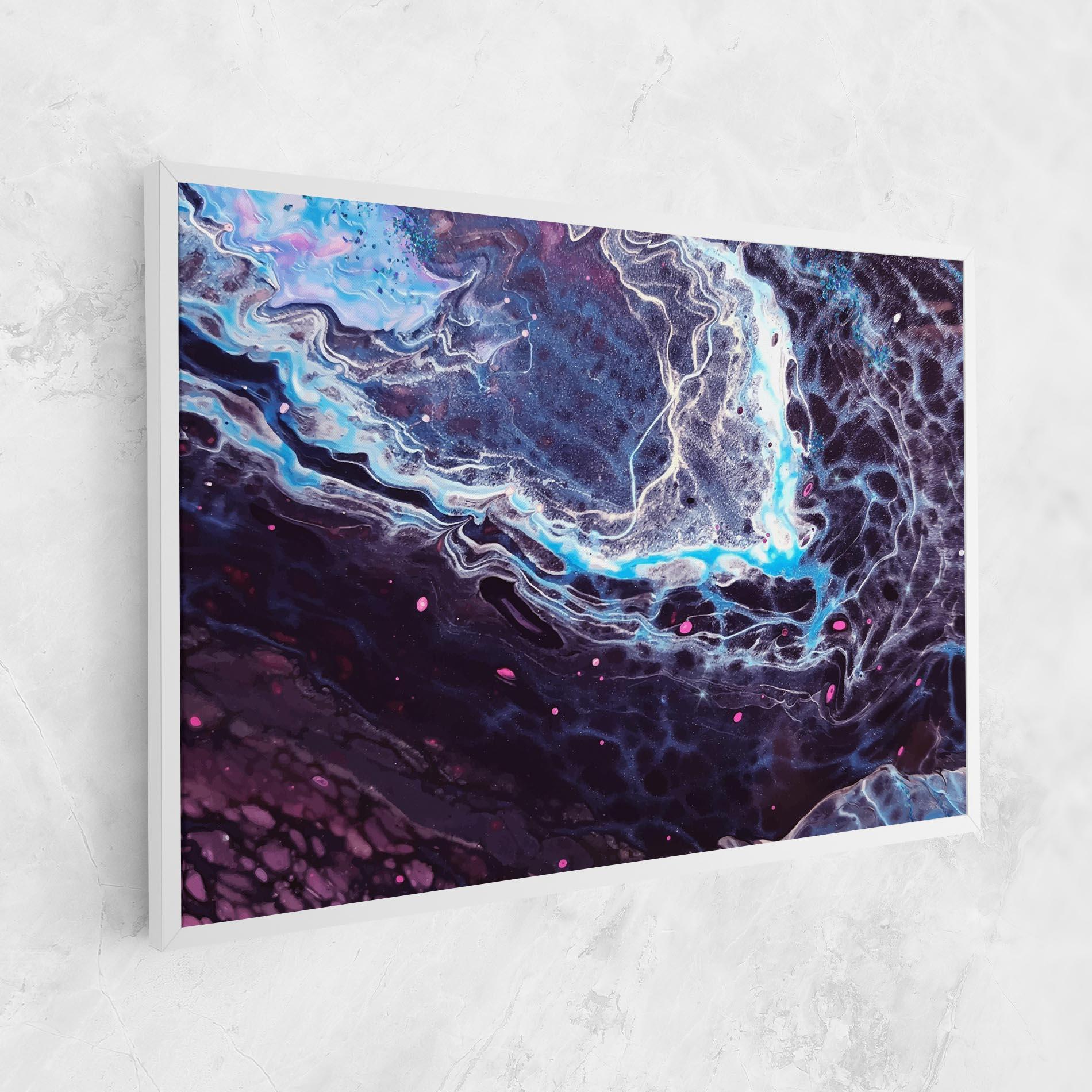 Leinwandbild Purple Blue Water mockup 1