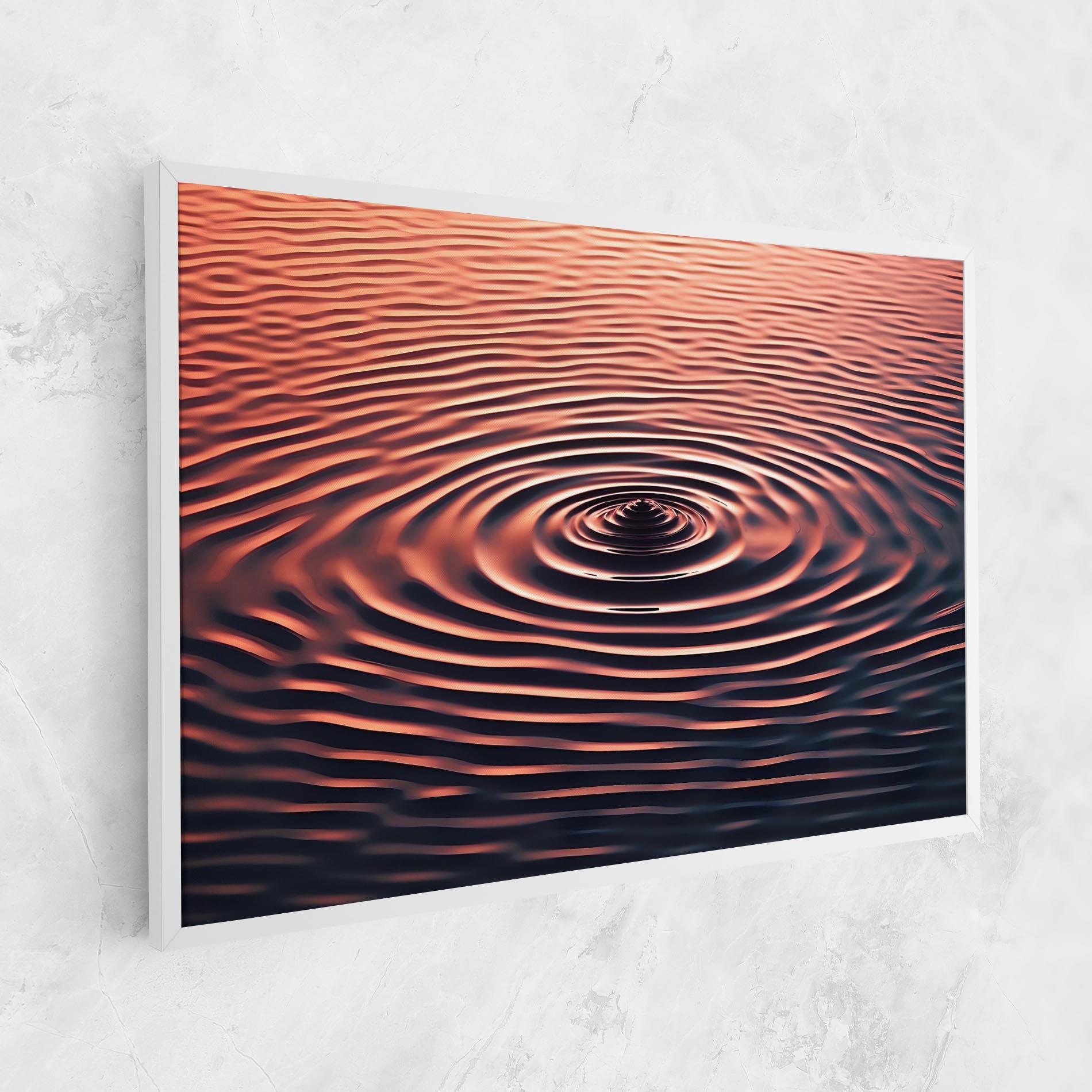 Leinwandbild Red Blue Water mockup 1