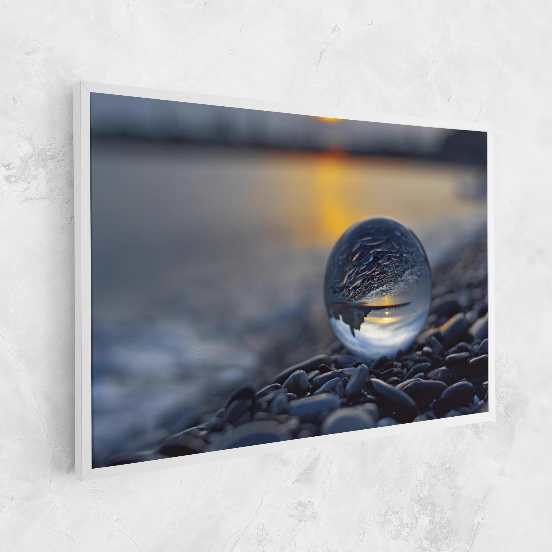 Leinwandbild Sunset Lensball mockup 1