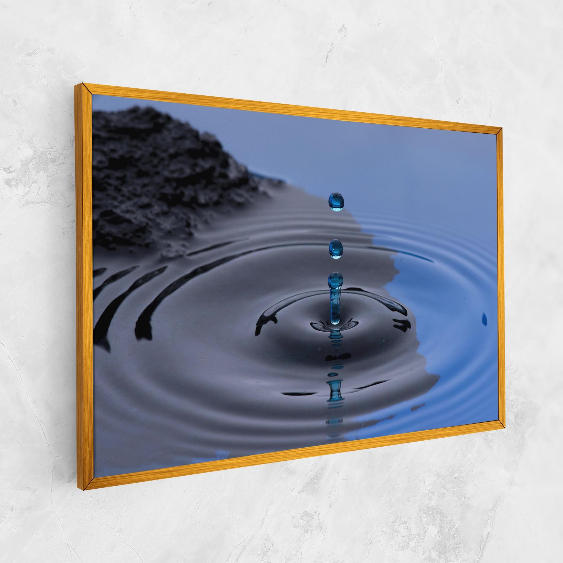 Leinwandbild Frozen Drops mockup 1