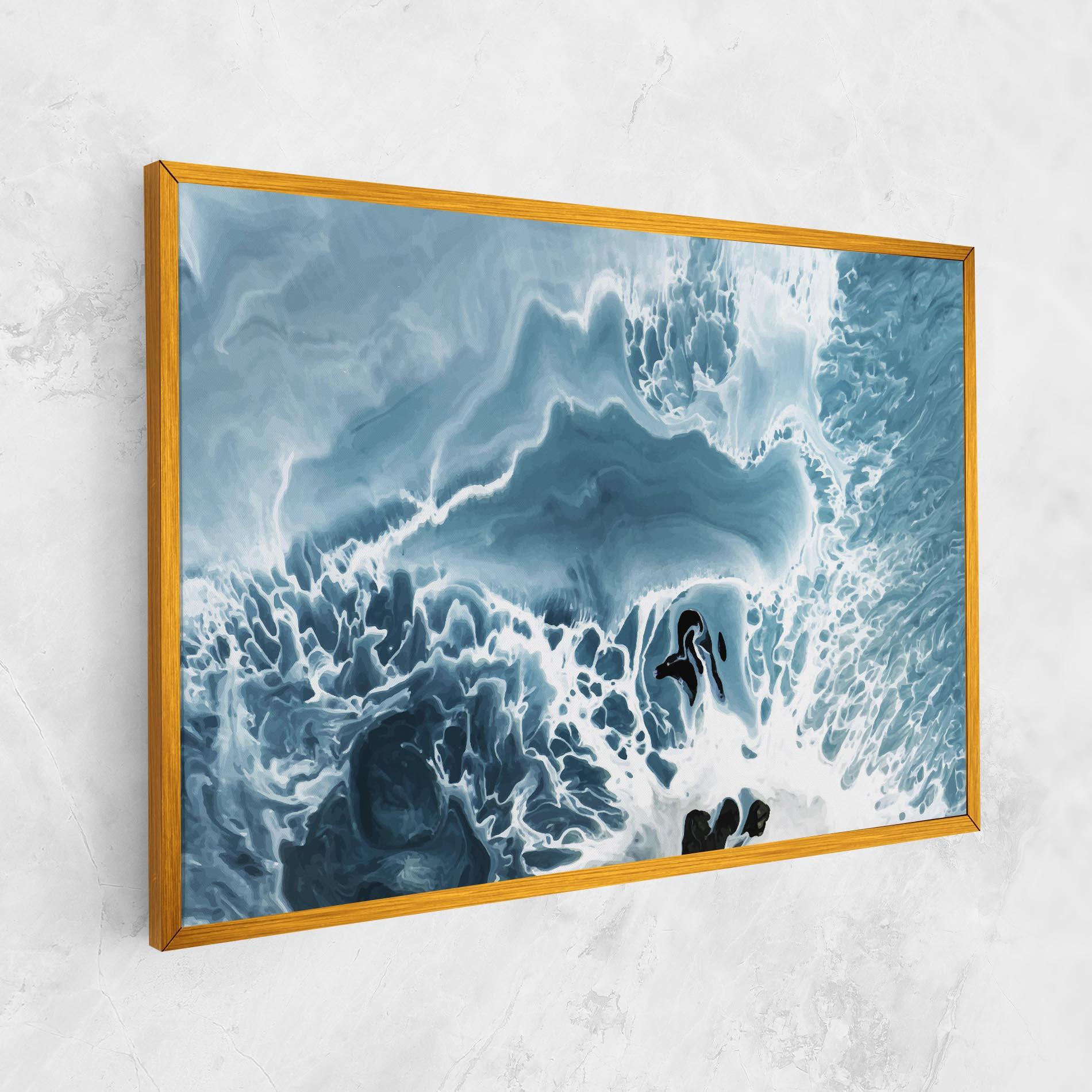 Leinwandbild Light Blue Ocean mockup 1